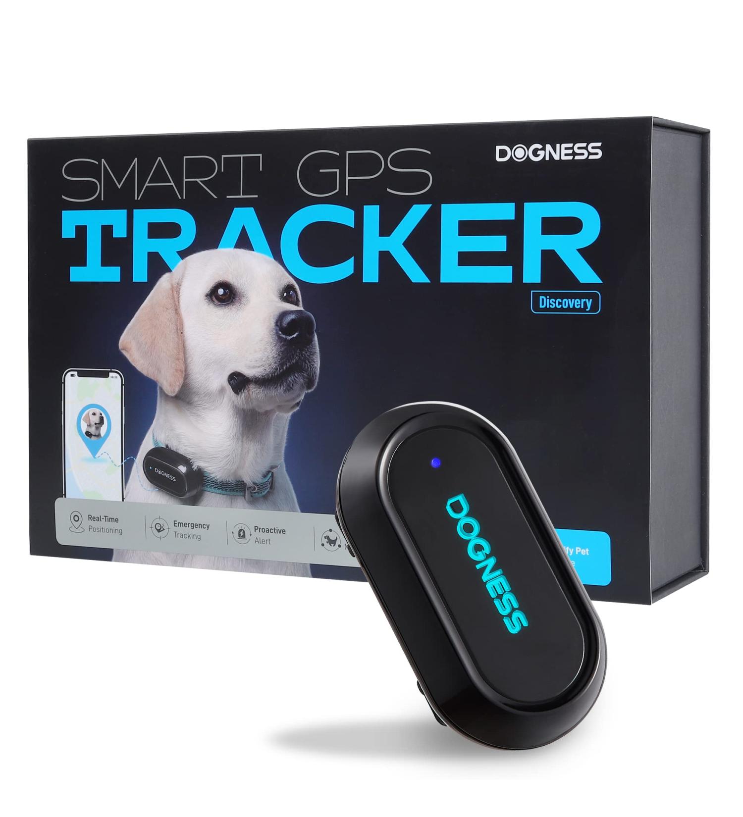 DOGNESS Waterproof GPS Tracker for Dogs and Cats - Live Tracking & Emergency Alerts - Size M - Buy Online on SooperMarket.com