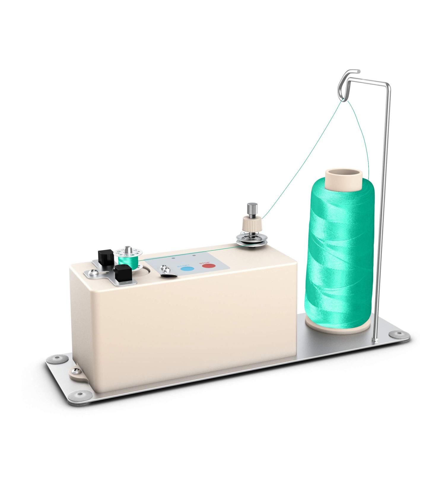XBA Portable Automatic Bobbin Winder with Thread Stand for Sewing Machines - Buy Online on SooperMarket.com