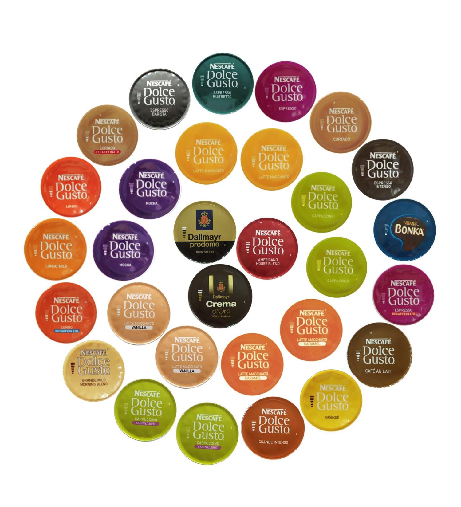 Dolce Gusto 42 Coffee Pods Flavour Variety Pack Taster Pack 42 Pods (Coffee Milk Pods Included) - Buy Online on SooperMarket.com