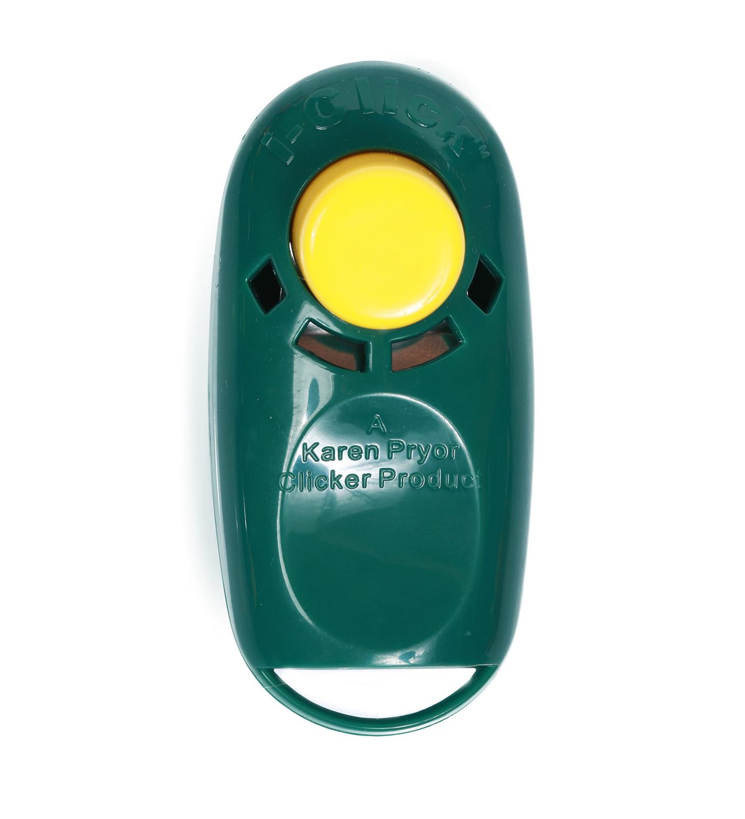 Karen Pryor i-Clicker & Spiral Bracelet (i-Clicker green - Spiral Bracelet black)