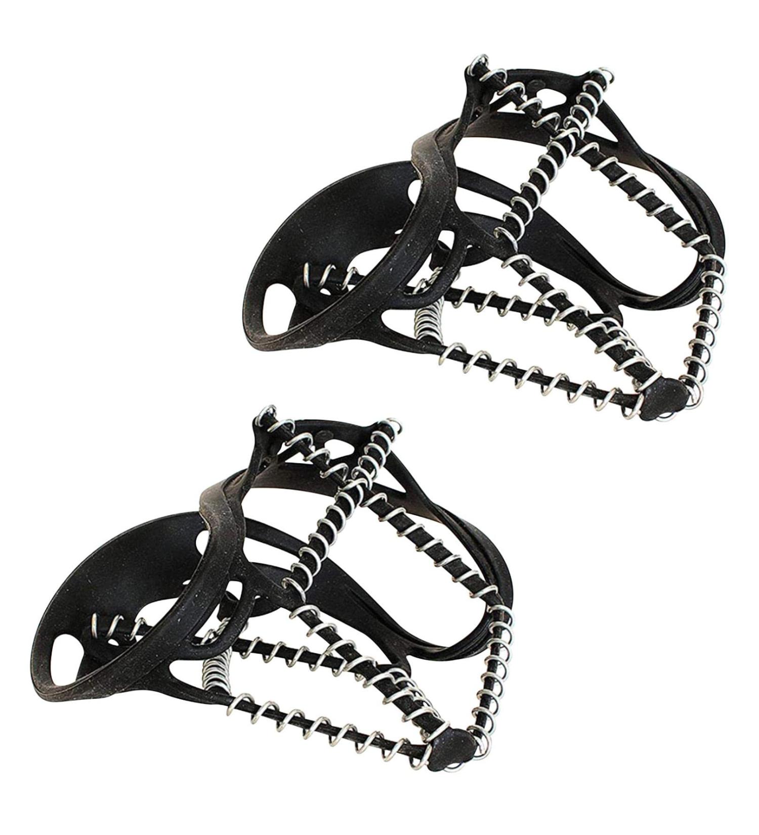 Stainless Steel Mountaineering Crampons - Ice Cleats for Men, Women, Kids - Anti-Slip Traction Snow Grips for Hiking, Climbing, Fishing - Safe Outdoor Gear - Buy Online on SooperMarket.com
