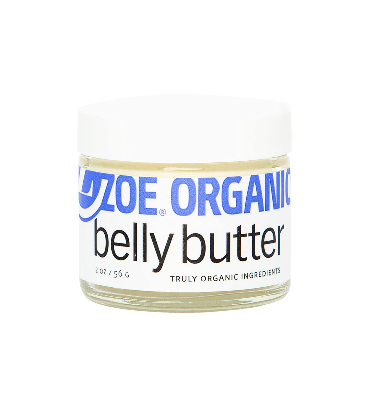 Zoe Organics Belly Butter | Organic Stretch Mark Treatment for Pregnancy | Enhance Skin Elasticity (2 oz - Buy Online on SooperMarket.com