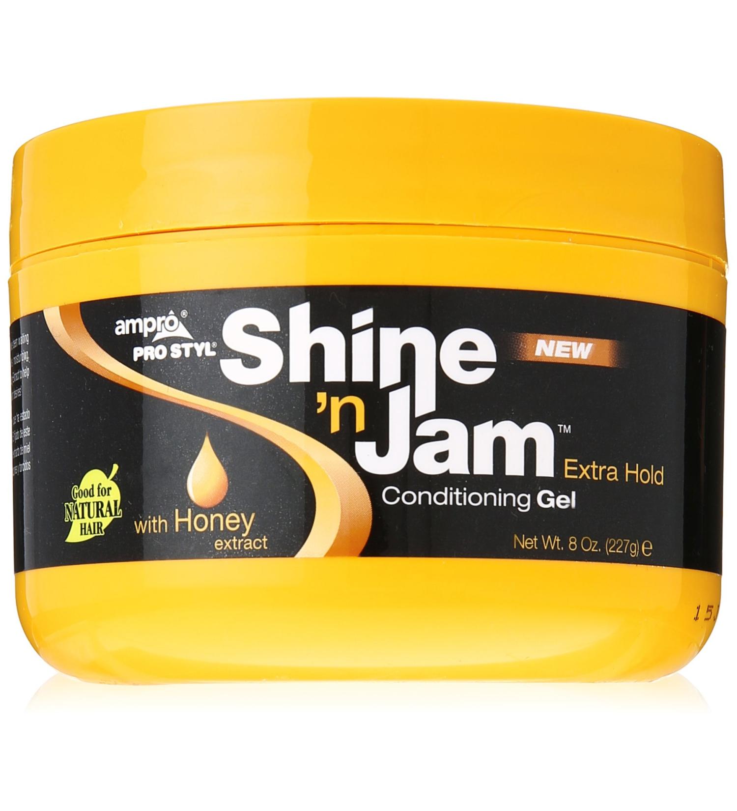 Ampro Shine 'N Jam Extra Hold Conditioning Gel 8oz - Clean Scent (Pack of 1) - Buy Online on SooperMarket.com