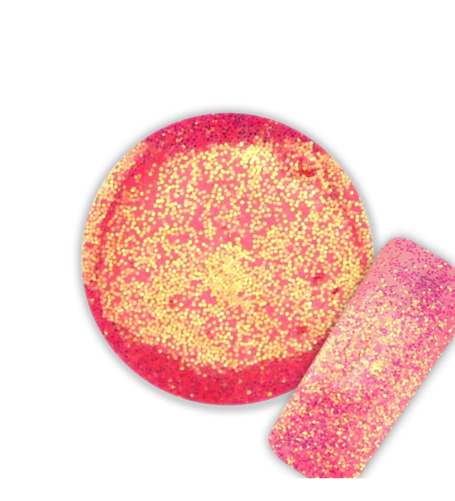 UV Colour Fusion Glitter Gel - sparkling pink 5ml
