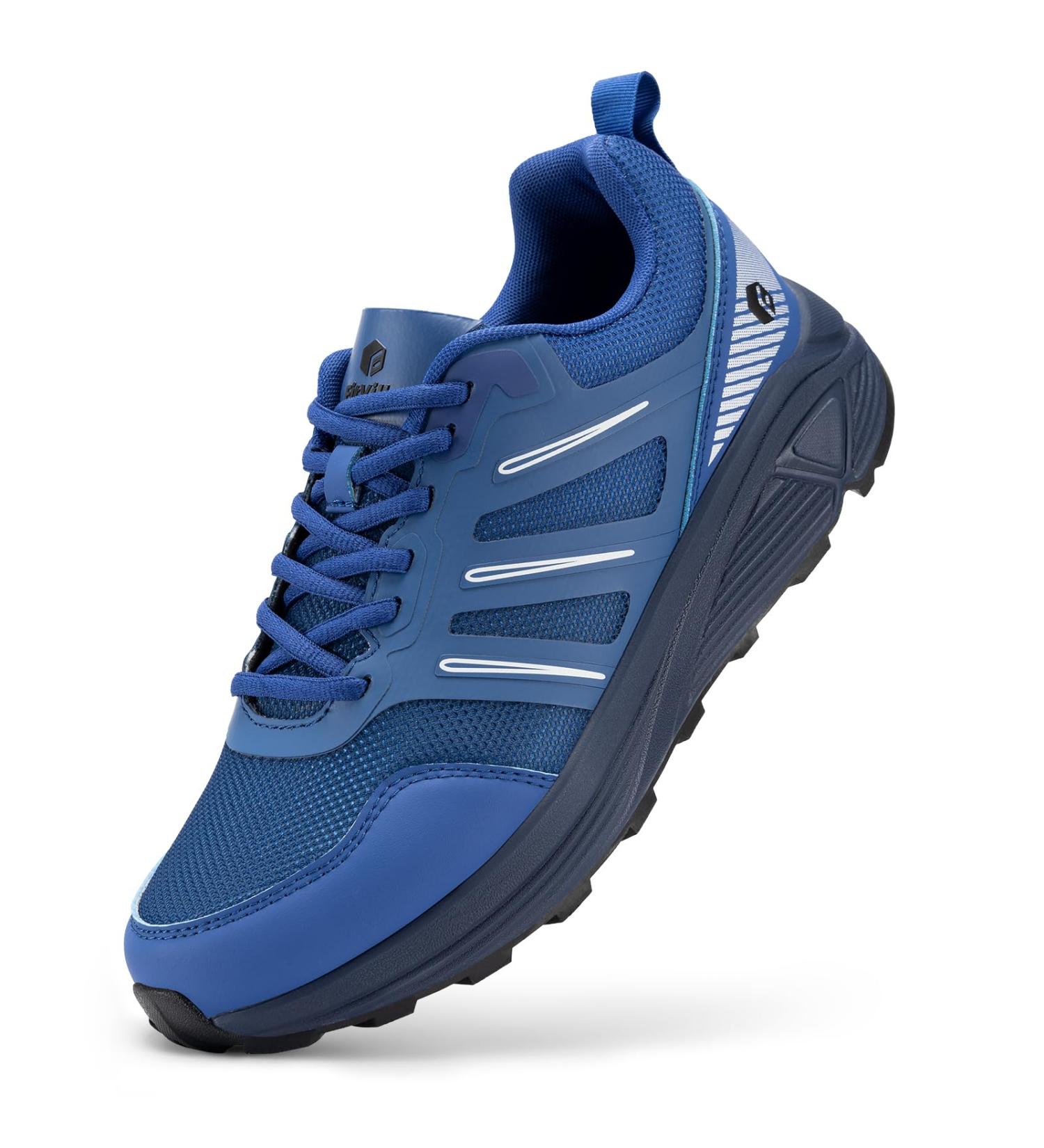 Fitville Extra Wide Running Shoes for Men - Comfortable Light Sports & Trekking Sneakers - Navy Skyline 47 EU - Buy Online on SooperMarket.com
