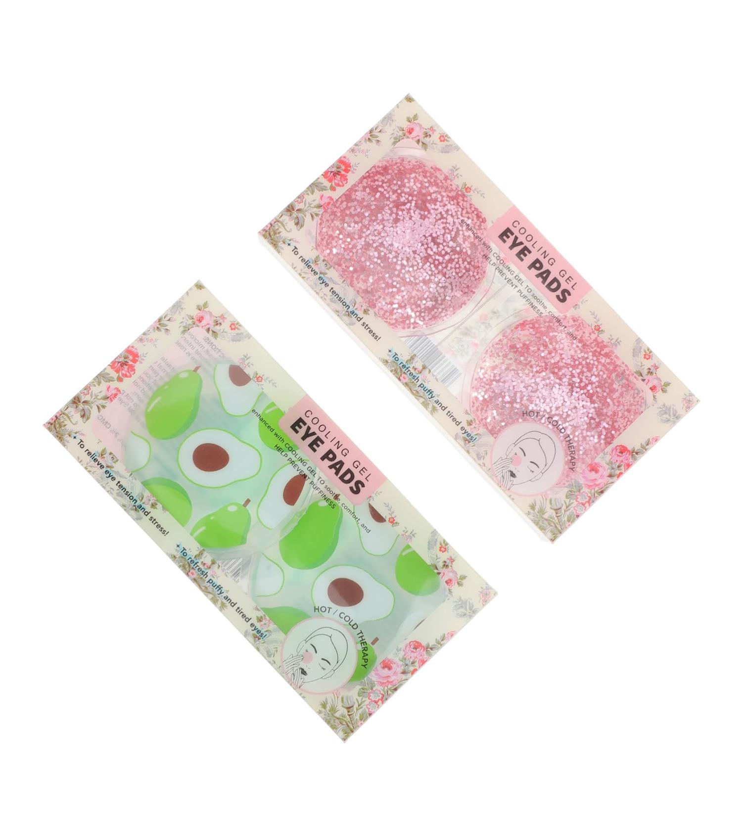 FRCOLOR 4pcs Gel Ice Pack Hot Cold Compress Eye Pad for Relaxation and Travel - Buy Online on SooperMarket.com
