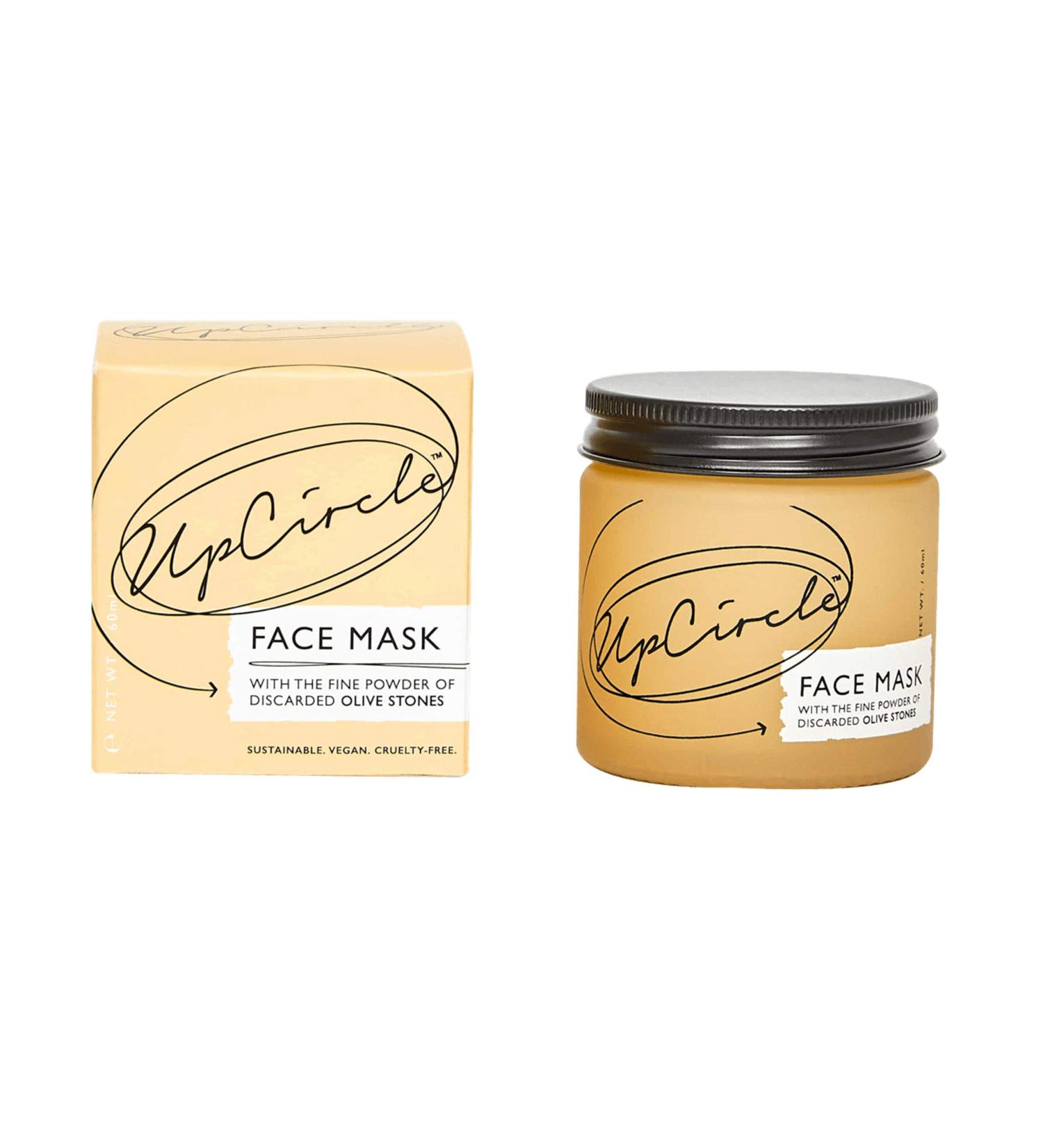 UpCircle Olive Powder Facial Mask 60ml - Eco-Friendly Skincare - Buy Online on SooperMarket.com
