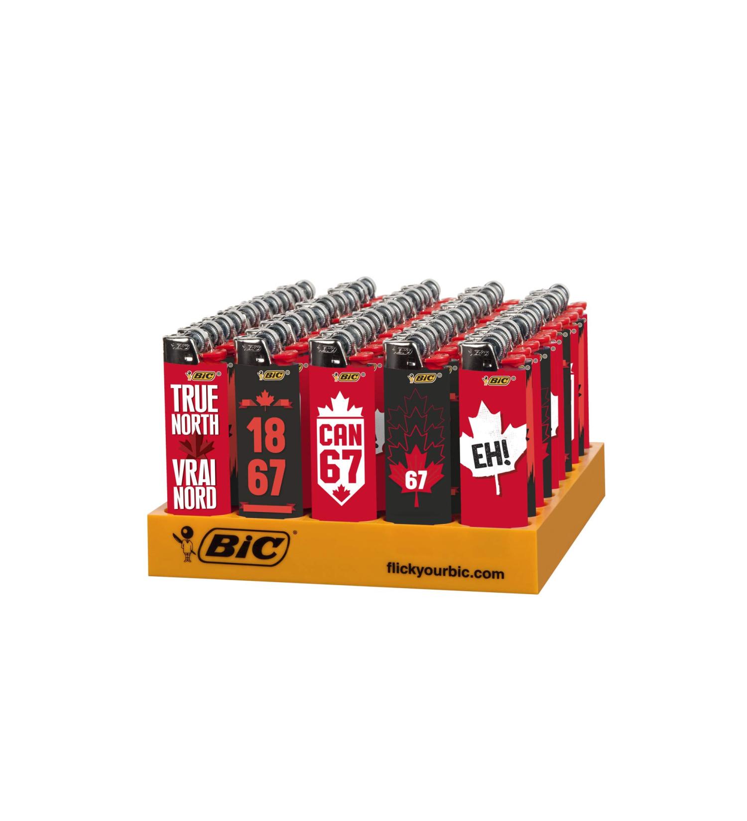 BIC Special Edition Canadiana Series Lighters 50-Count Tray - Buy Online on SooperMarket.com