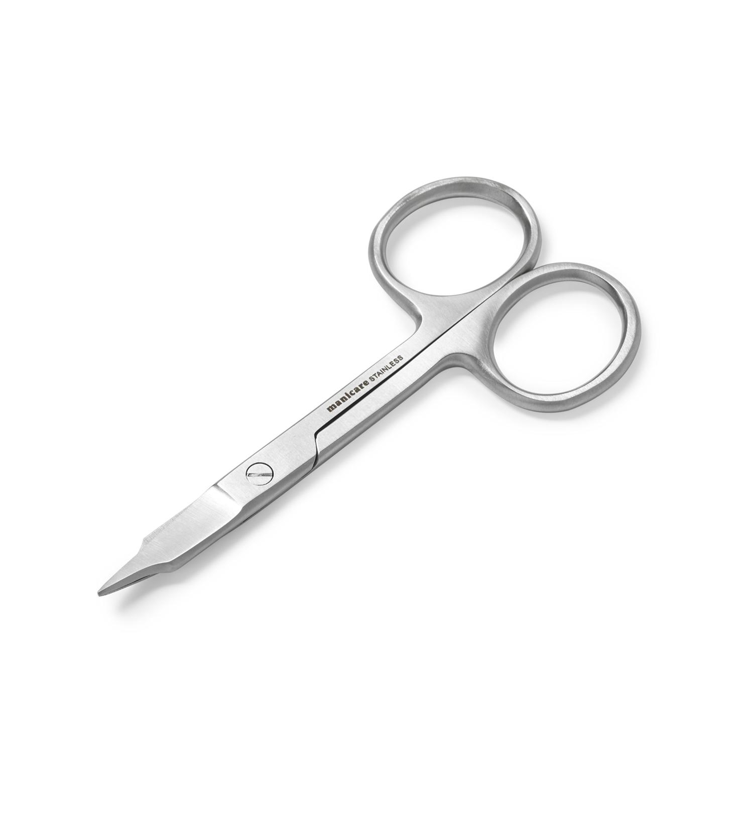 Manicare Precision Curved Nail Scissors - Surgical Grade Japanese Stainless Steel for Manicure and Pedicure - Buy Online on SooperMarket.com