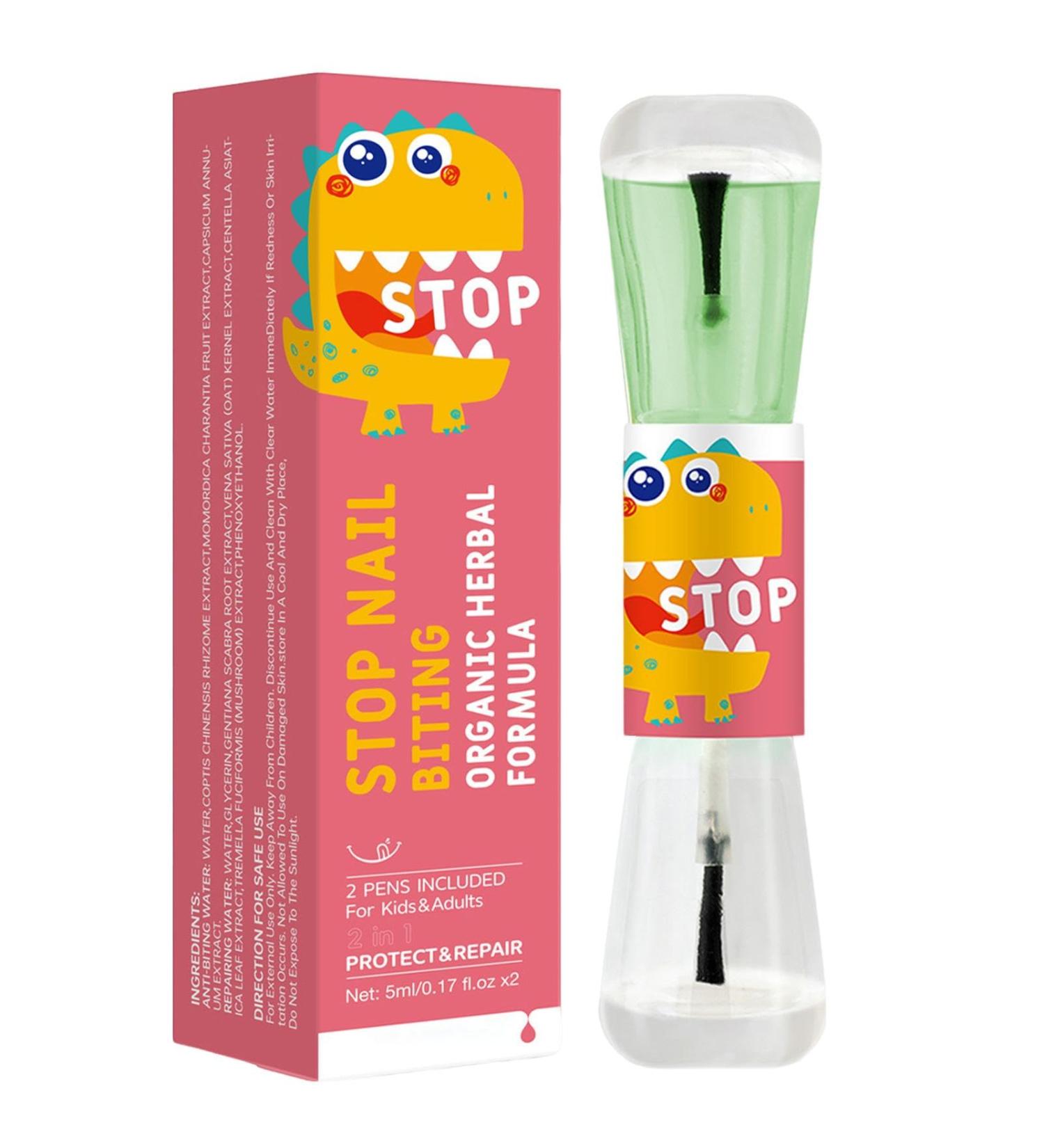 DASHIELL Nail Biting Prevention Nail Bite Stopper Thumb Sucking Solution Nail Care - Long-Lasting Finger Sucking Guard Prevention No Bite Nail Polish Safe for Kids - Buy Online on SooperMarket.com