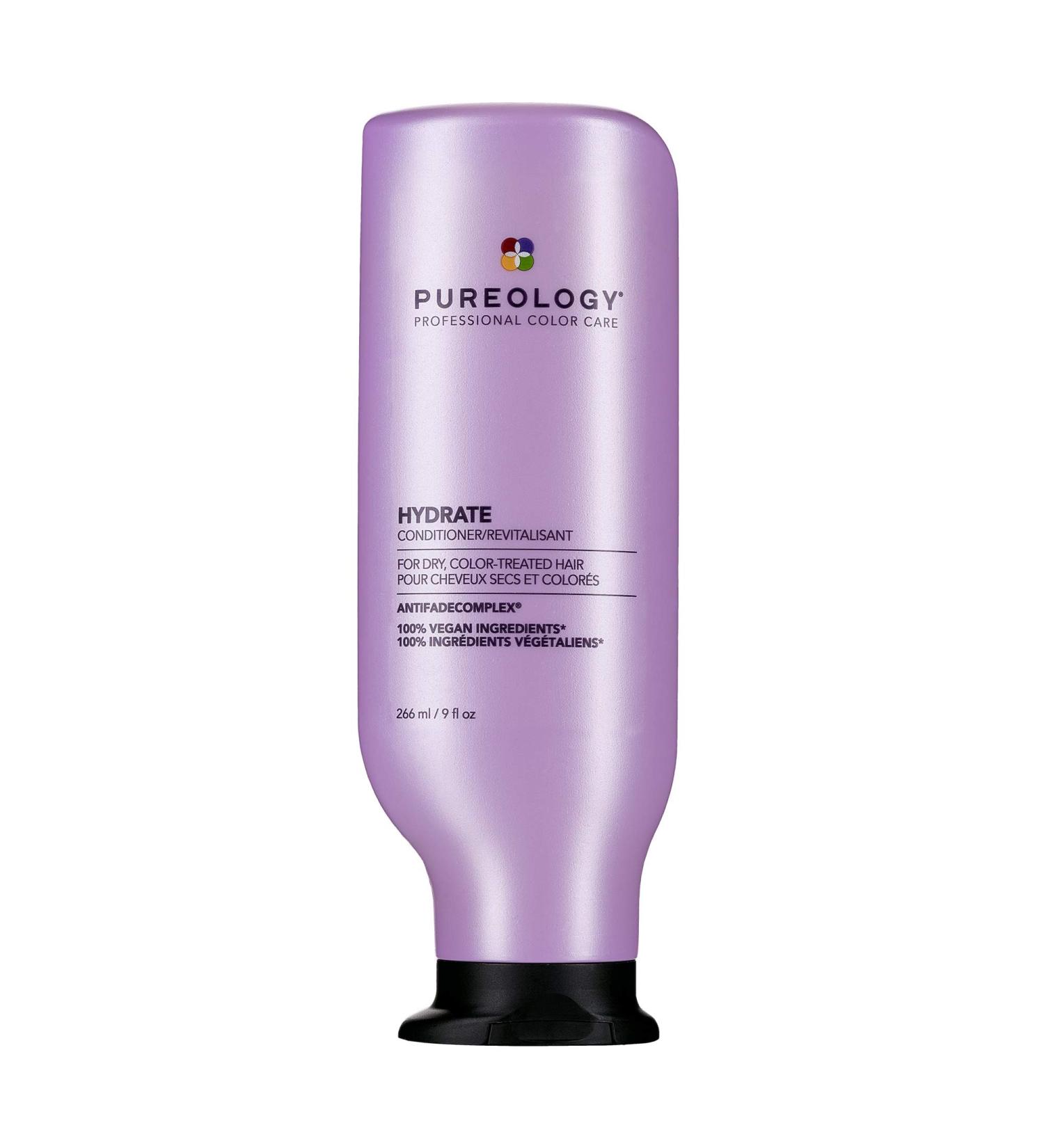 Pureology Hydrate Moisturizing Conditioner - Sulfate-Free & Vegan | 9 Fl Oz | For Medium to Thick Color Treated Hair - Buy Online on SooperMarket.com