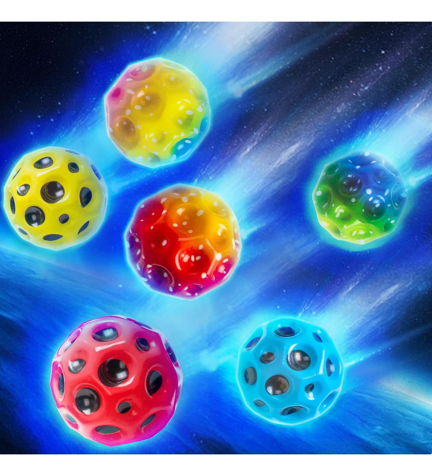 Jiosdo Astro Jump Ball - 6 High Springing Galaxy Balls for Outdoor Fun | Perfect Gifts for Kids & Birthday Celebrations - Buy Online on SooperMarket.com