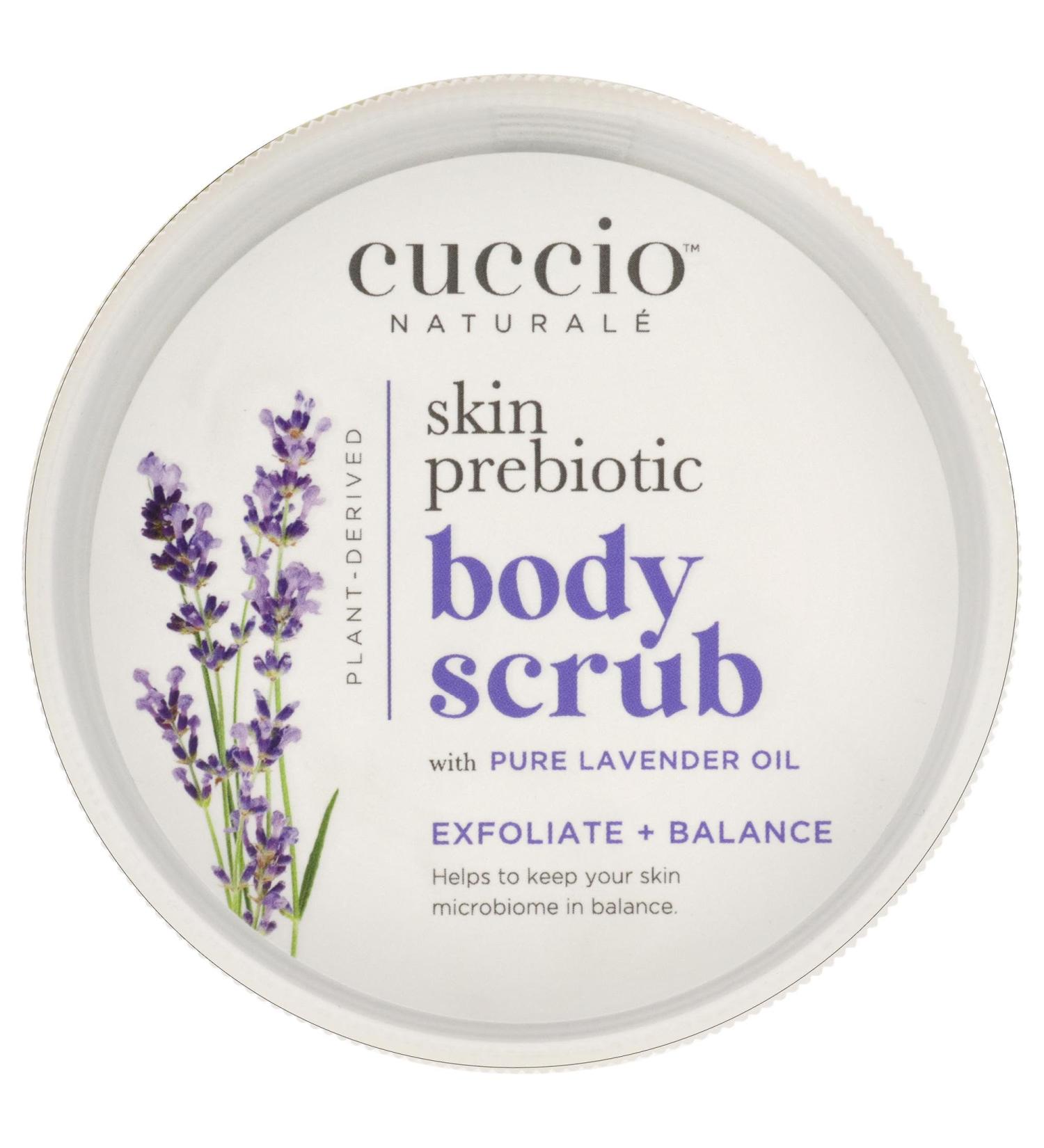 Cuccio Naturale Prebiotic Lavender Body Scrub 8 oz - Unisex Skin Care for Glowing Skin - Buy Online on SooperMarket.com