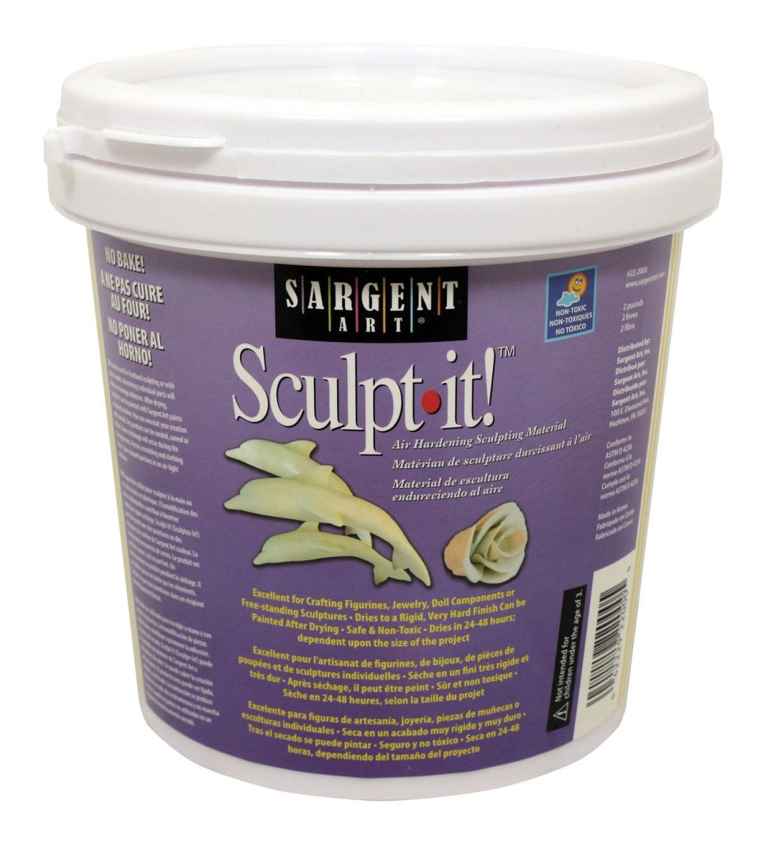 Sargent 22-2000 Sculpt-it! Sculpting Material, 2 lb container