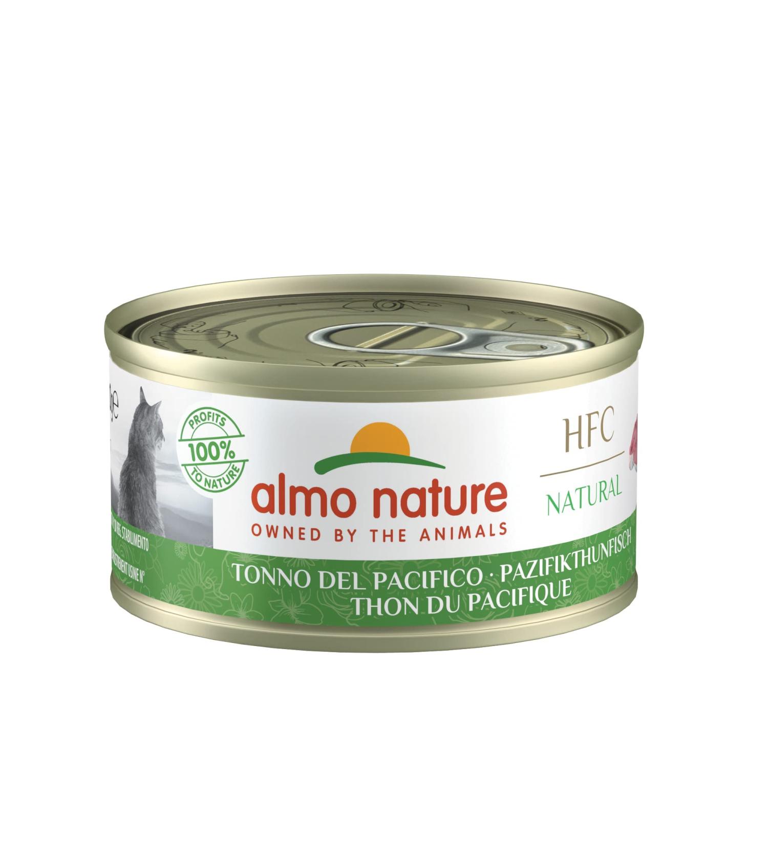 Almo Nature HFC Natural Wet Cat Food - Pacific Tuna 24-Pack (24 x 70g) - Premium Cat Nutrition - Buy Online on SooperMarket.com