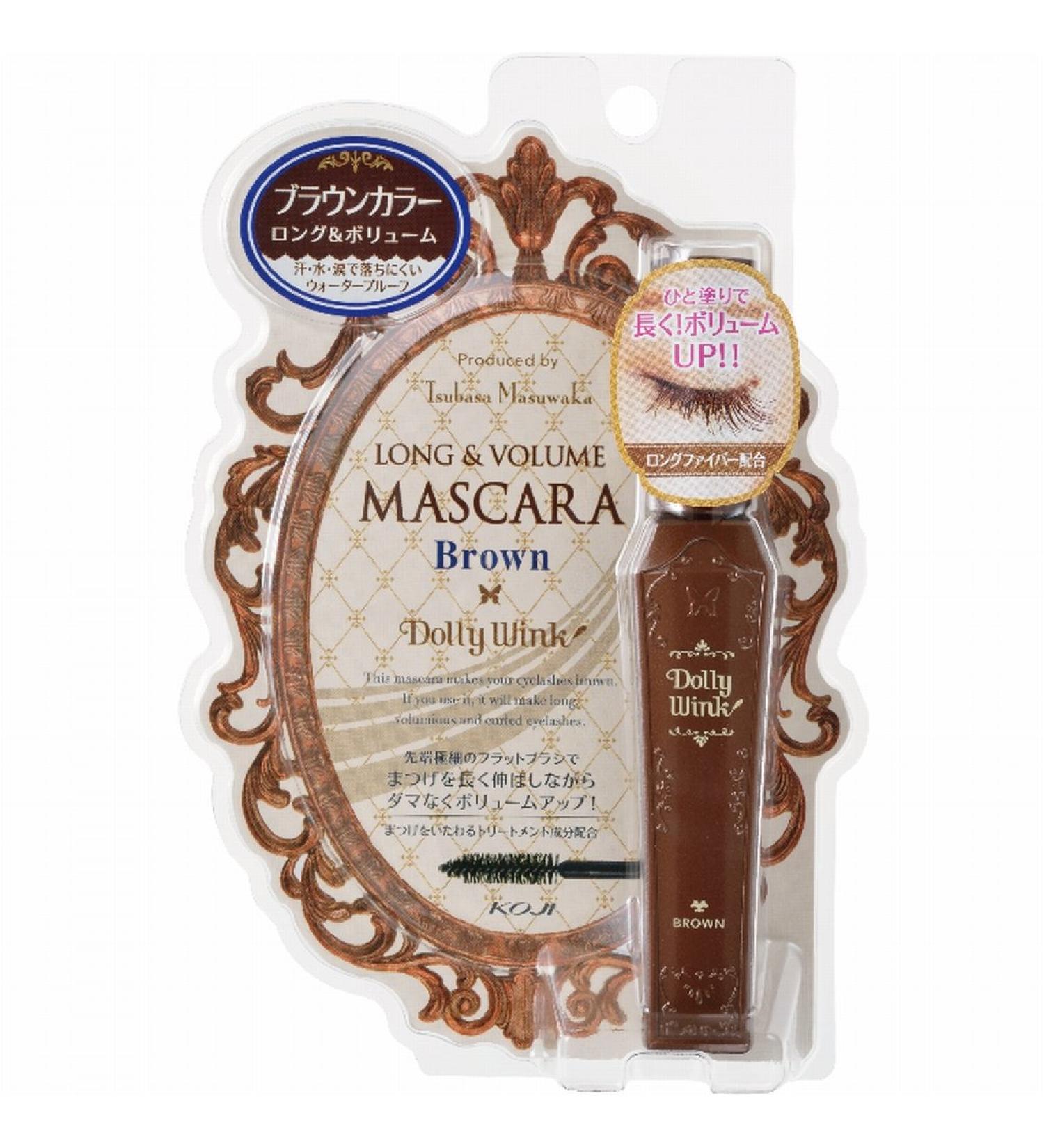 Koji Dolly Wink Long & Volume Mascara Brown 0.3 oz - Enhance Your Lashes! - Buy Online on SooperMarket.com