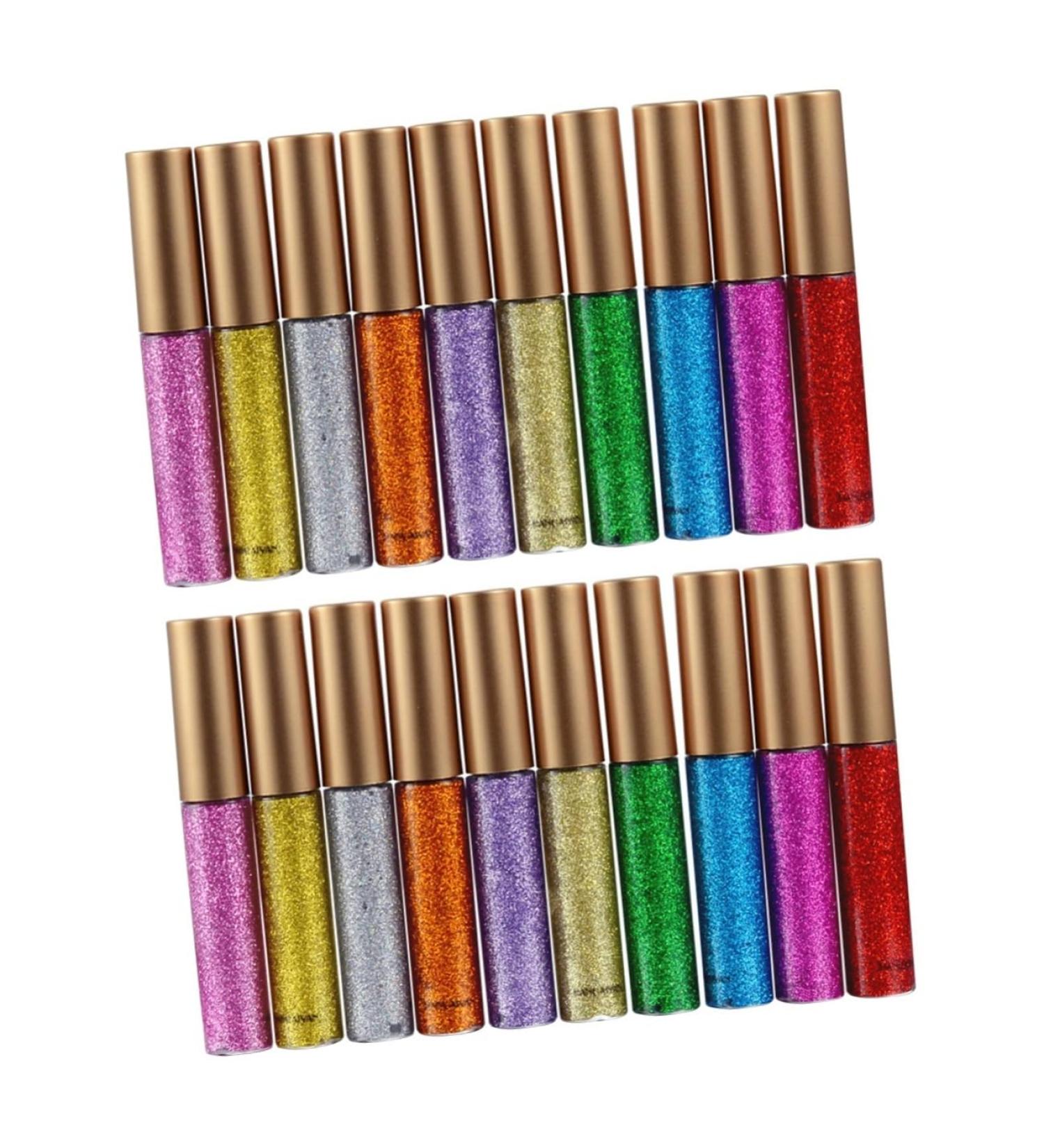 Didiseaon 20 Pcs Shiny Eyeshadow Eyeliner Eye Shadow Liquid Eyeshadow - Buy Online on SooperMarket.com