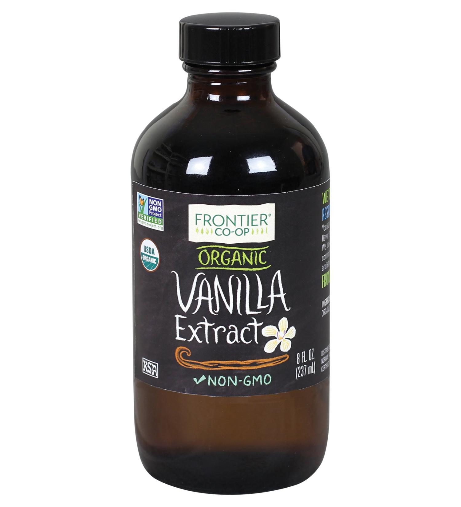 Frontier Organic Vanilla Extract, 8 Ounce 8 Fl Oz (Pack of 1)