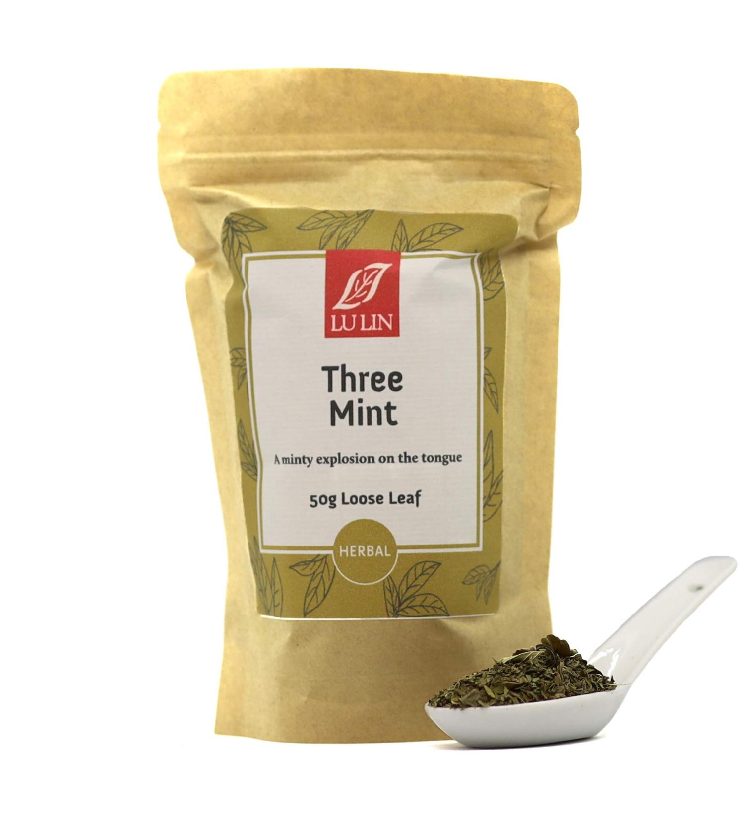 LuLin Teas Three Mint Loose Tea 50 g Loose Tea 50 g - Buy Online on SooperMarket.com