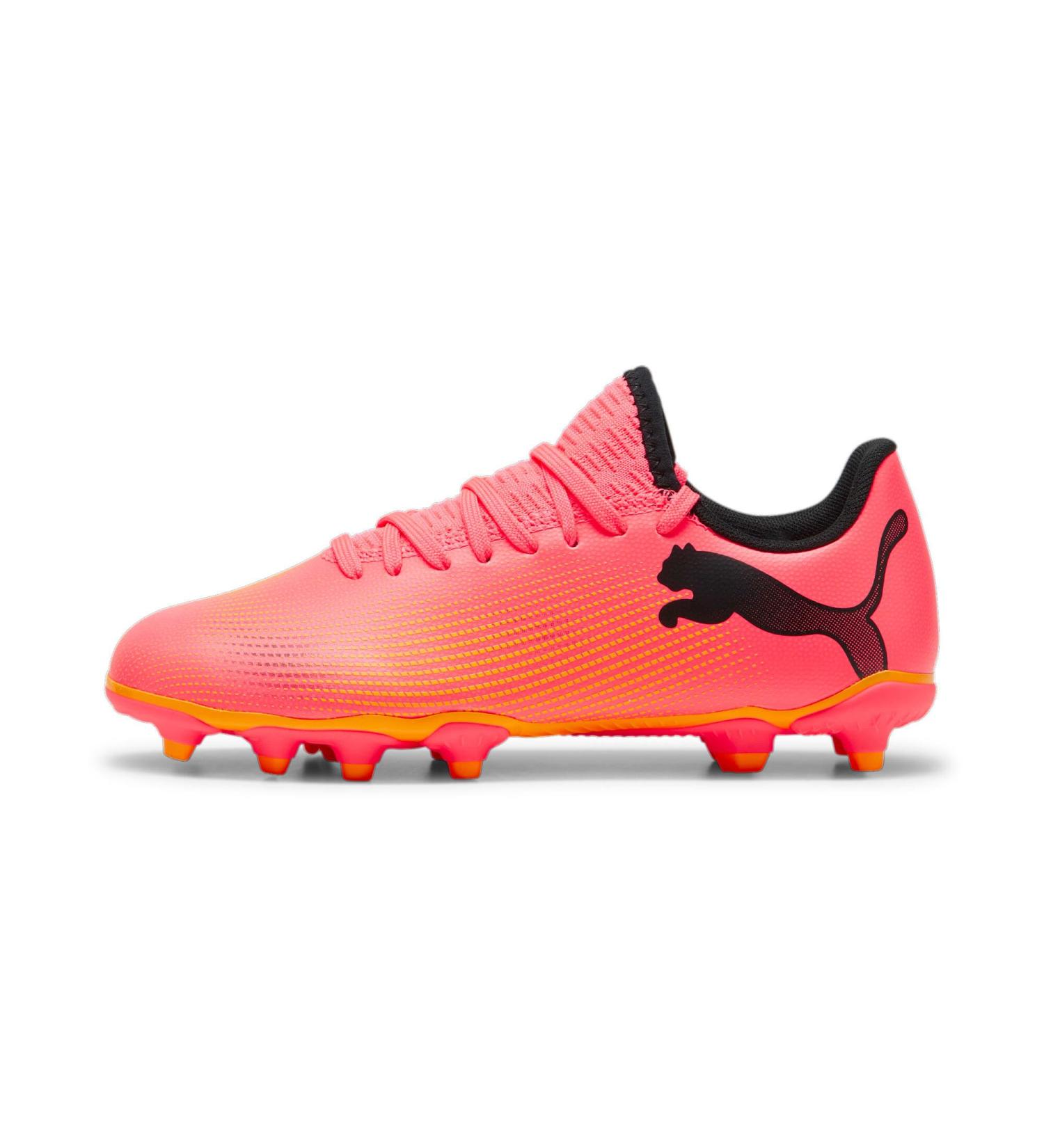PUMA Unisex Kids Future 7 Play FG/AG Football Shoe - 37.5 EU - Sunset Glow & Puma Black - Shop Now! - Buy Online on SooperMarket.com