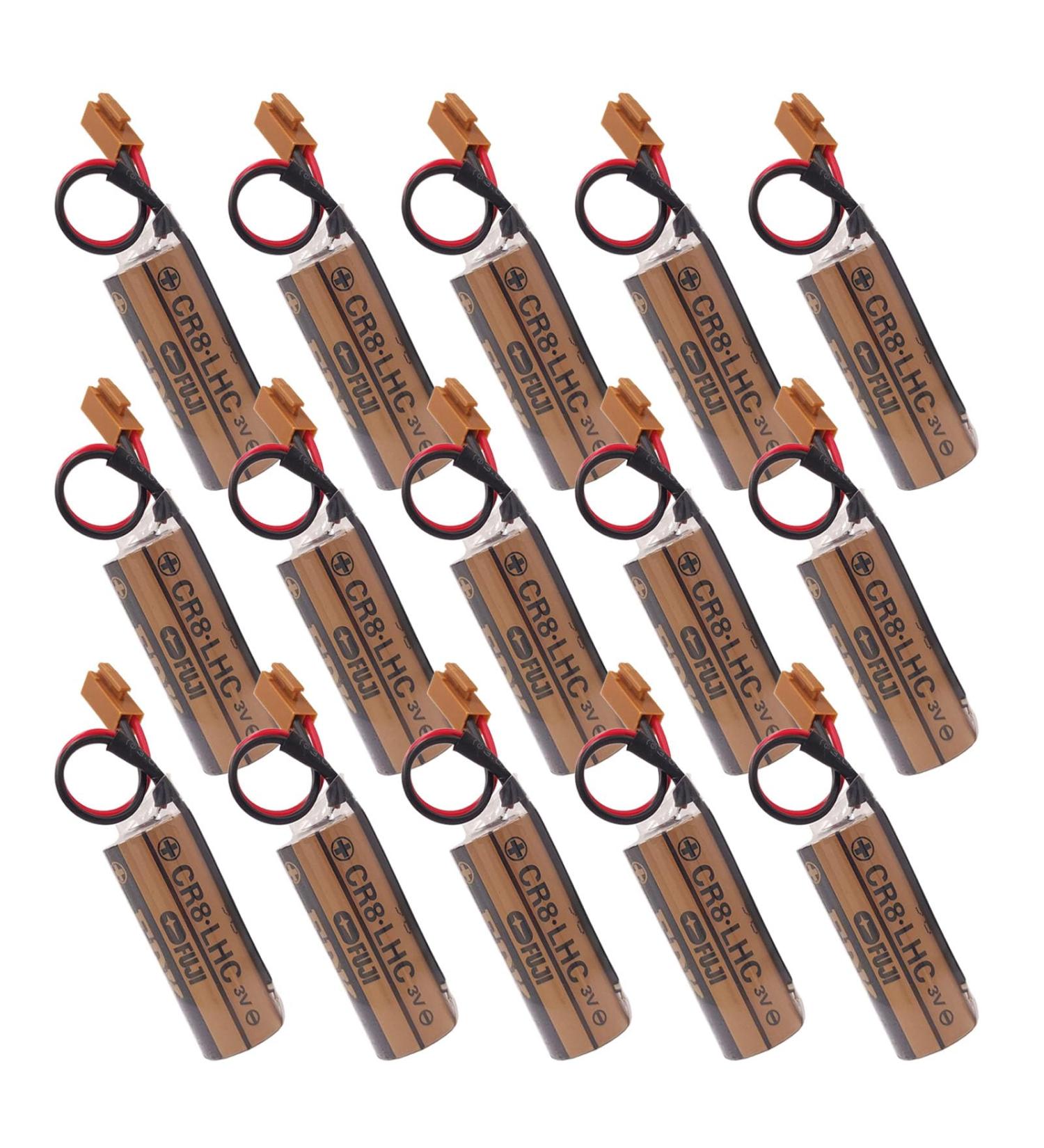 Pack of 15 CR8.LHC 3V 2600mAh Batteries for Fuji FDK CR8-LHC | Memory Backup Power for Water Meters - Buy Online on SooperMarket.com