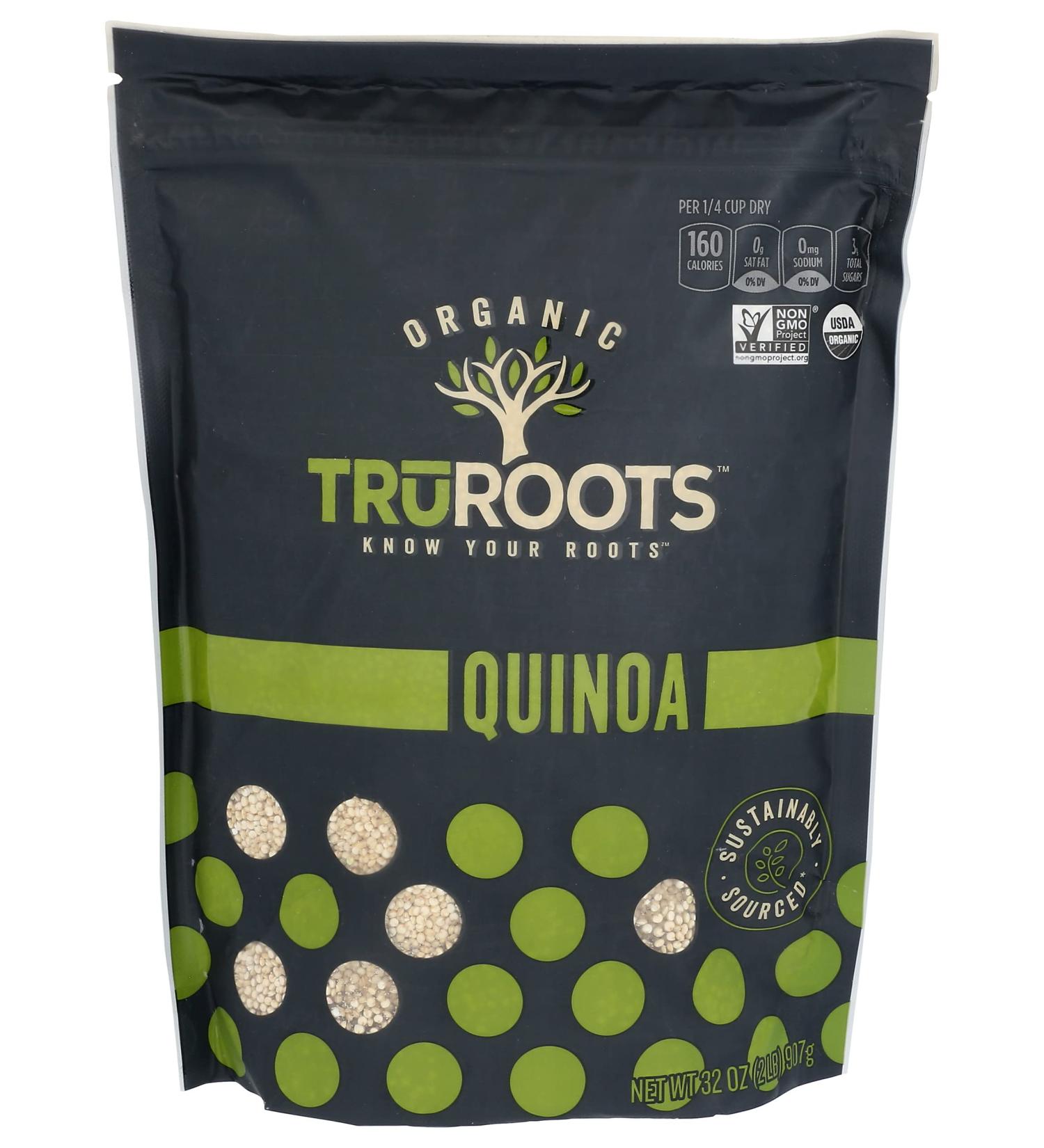 TruRoots Organic Quinoa 32 oz - USDA Certified, Non-GMO Project Verified - Buy Online on SooperMarket.com