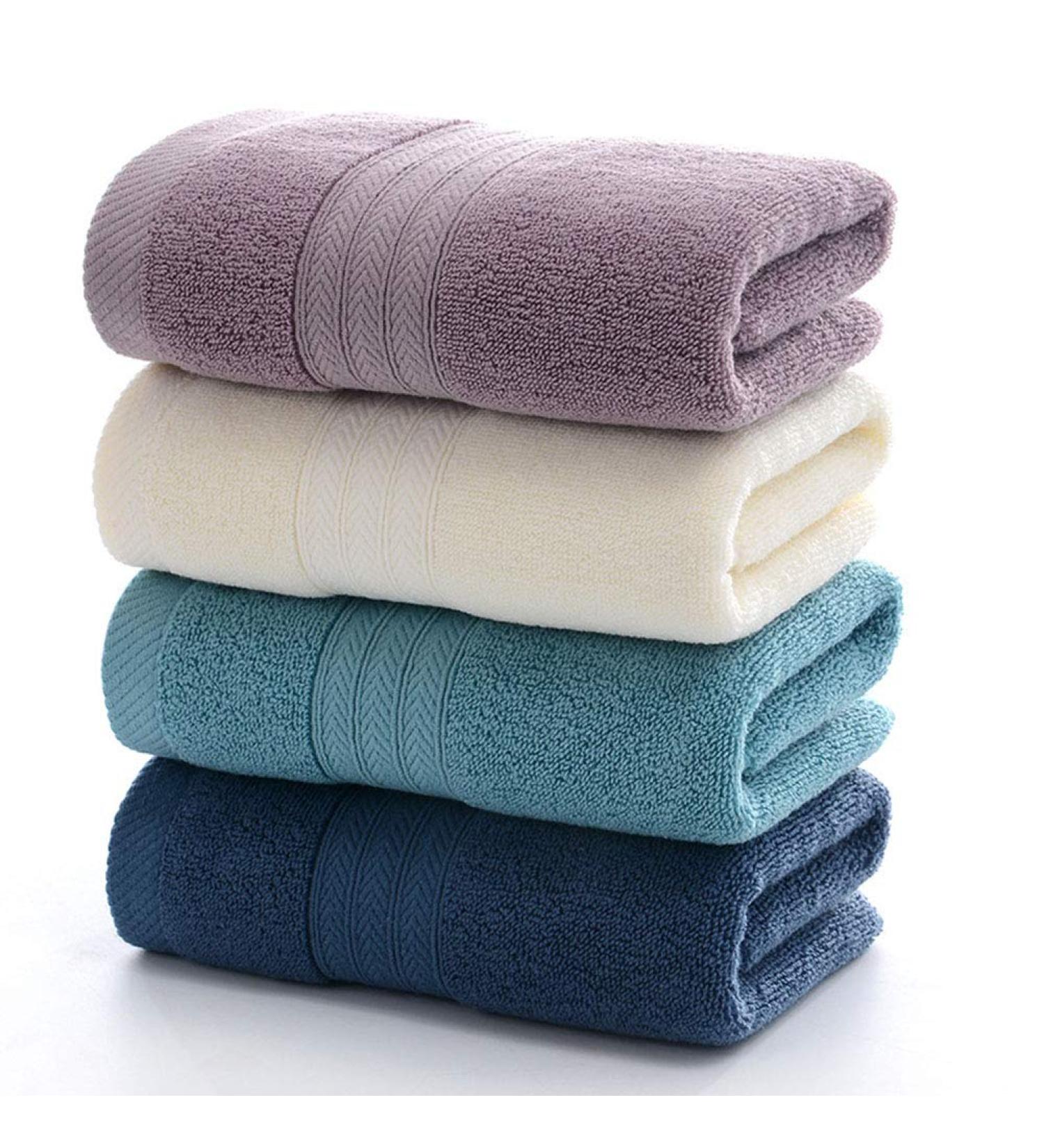 Tian Home Ultra Absorbent Cotton Hand Towels (4-Pack, 14x29 inch) - Ideal for Bath, Hand, Face, Gym, and Spa - Buy Online on SooperMarket.com