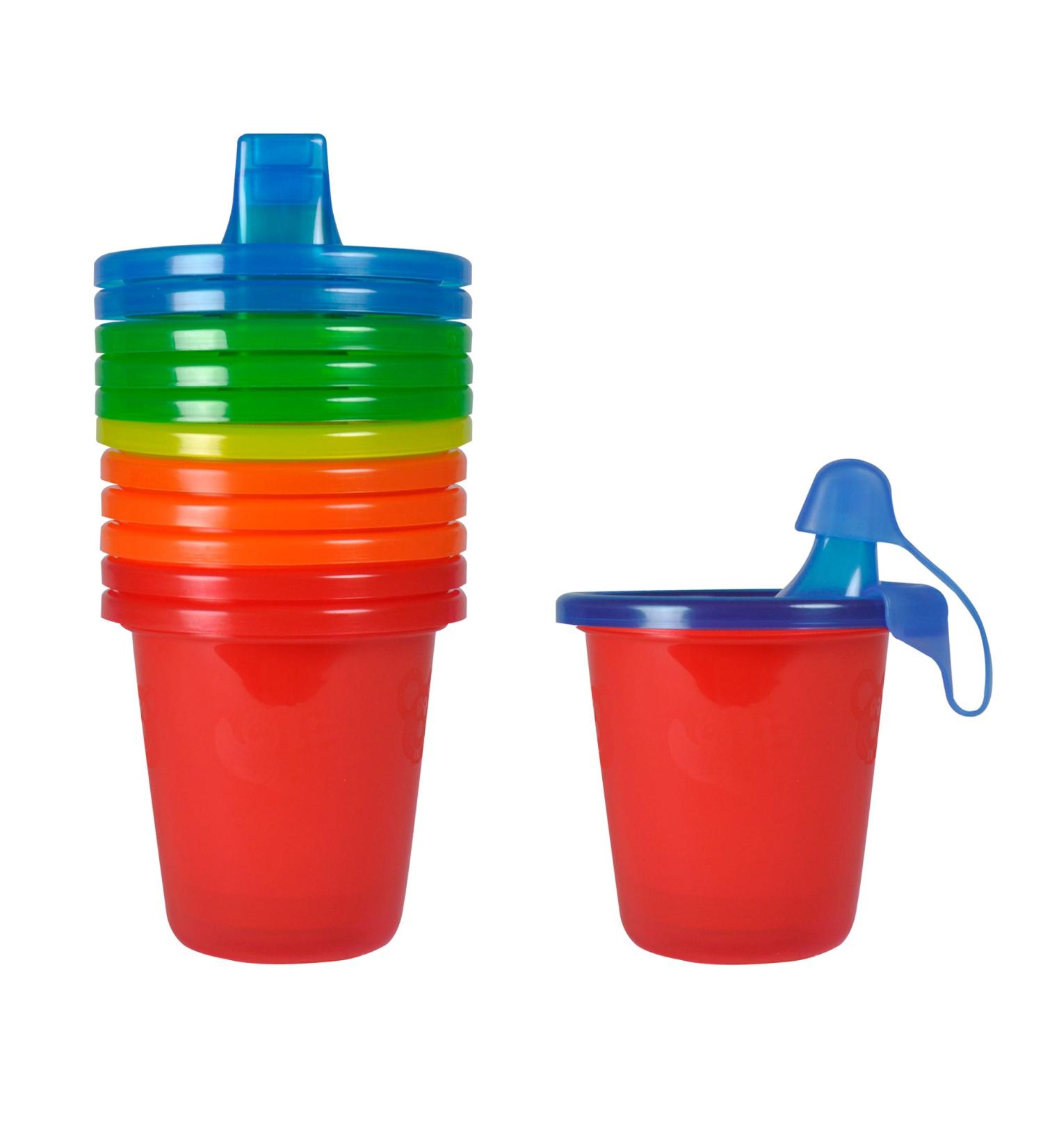 The First Years Take & Toss Spill-Proof 7oz Cups - 6 Pack, Assorted Colors | 7 Ounce - Buy Online on SooperMarket.com