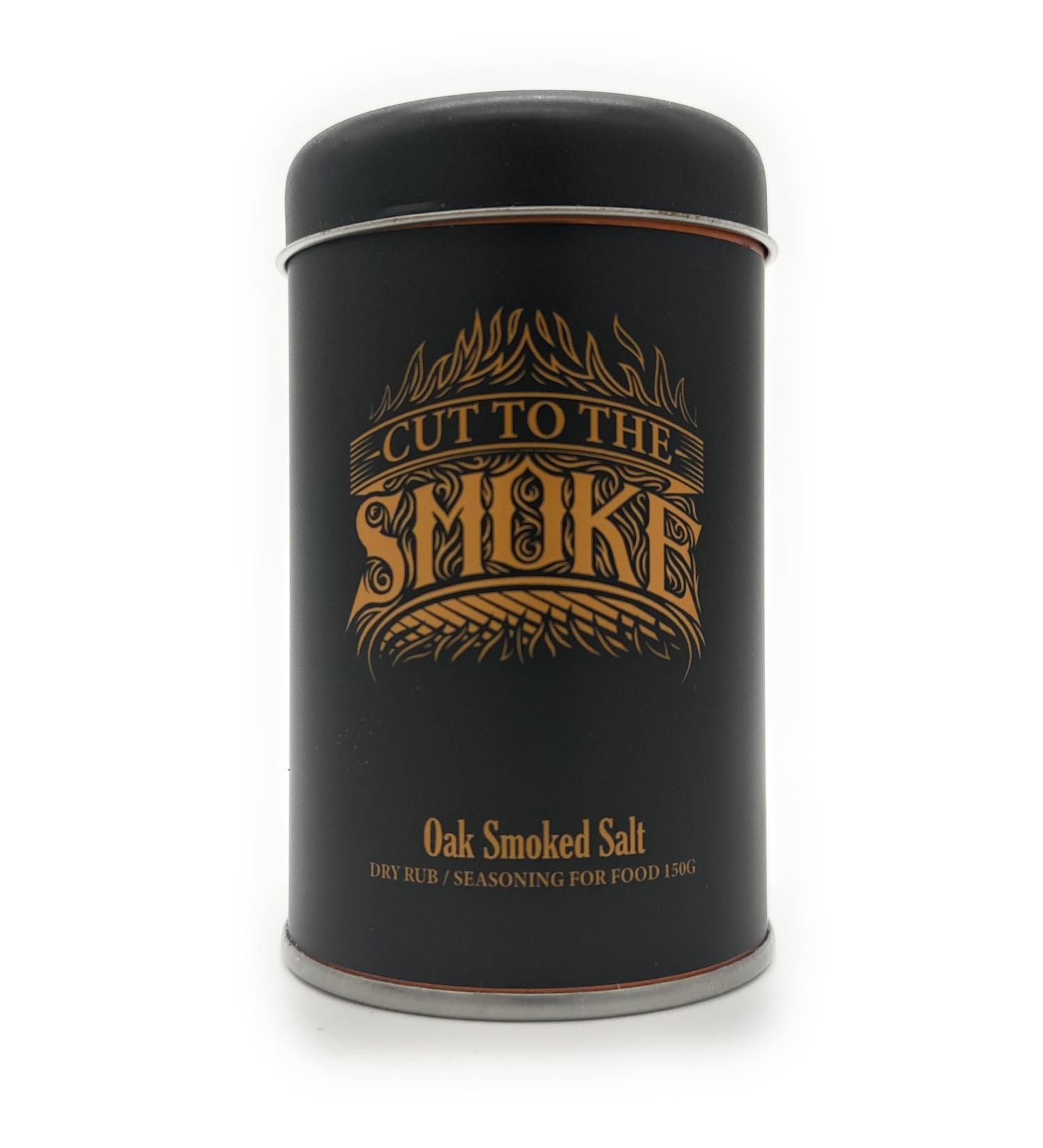 Oak Smoked Salt (Coarse) (Shaker Tin) (150g 1)