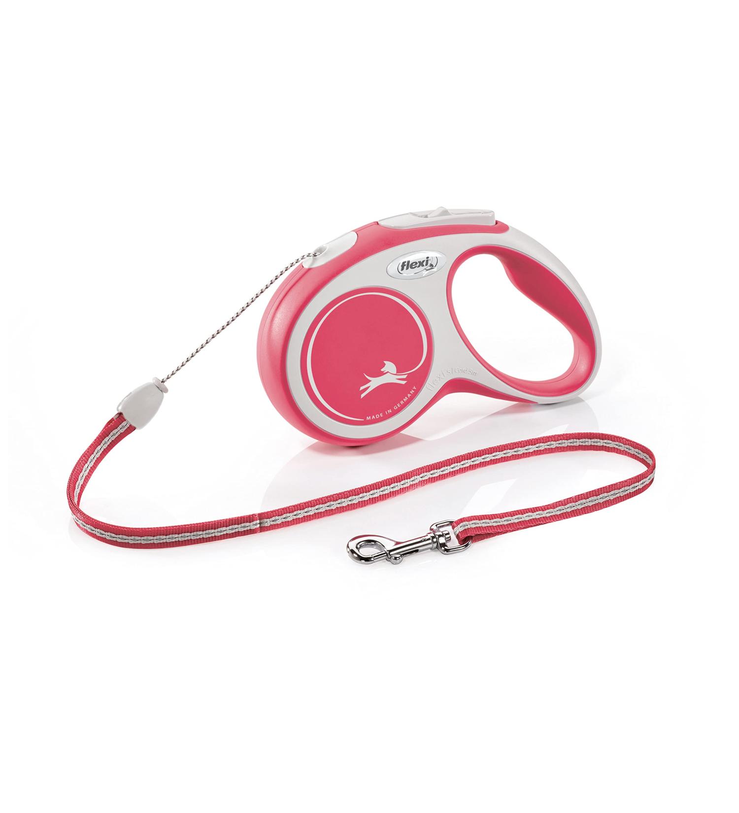 Buy Flexi Dog Leash - Extendable Soft Handle 3/5/8m 20kg Capacity Red Small - International Shipping - Buy Online on SooperMarket.com