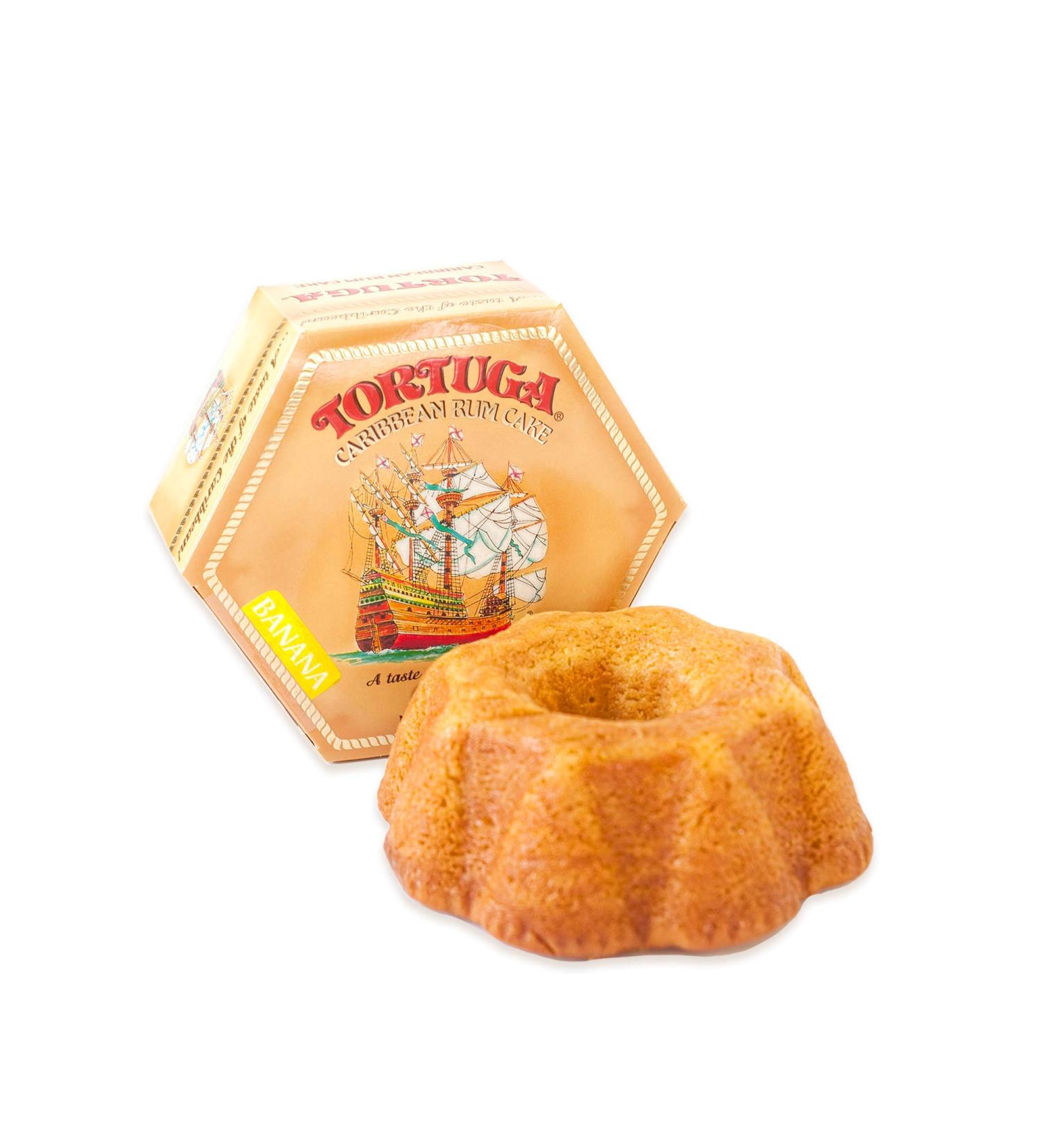 TORTUGA Caribbean Banana Rum Cake - 16 oz - Perfect Premium Gourmet Gift for Baskets & Parties - Great for Holidays & Birthdays - 1lb Delivery Cake - Buy Online on SooperMarket.com