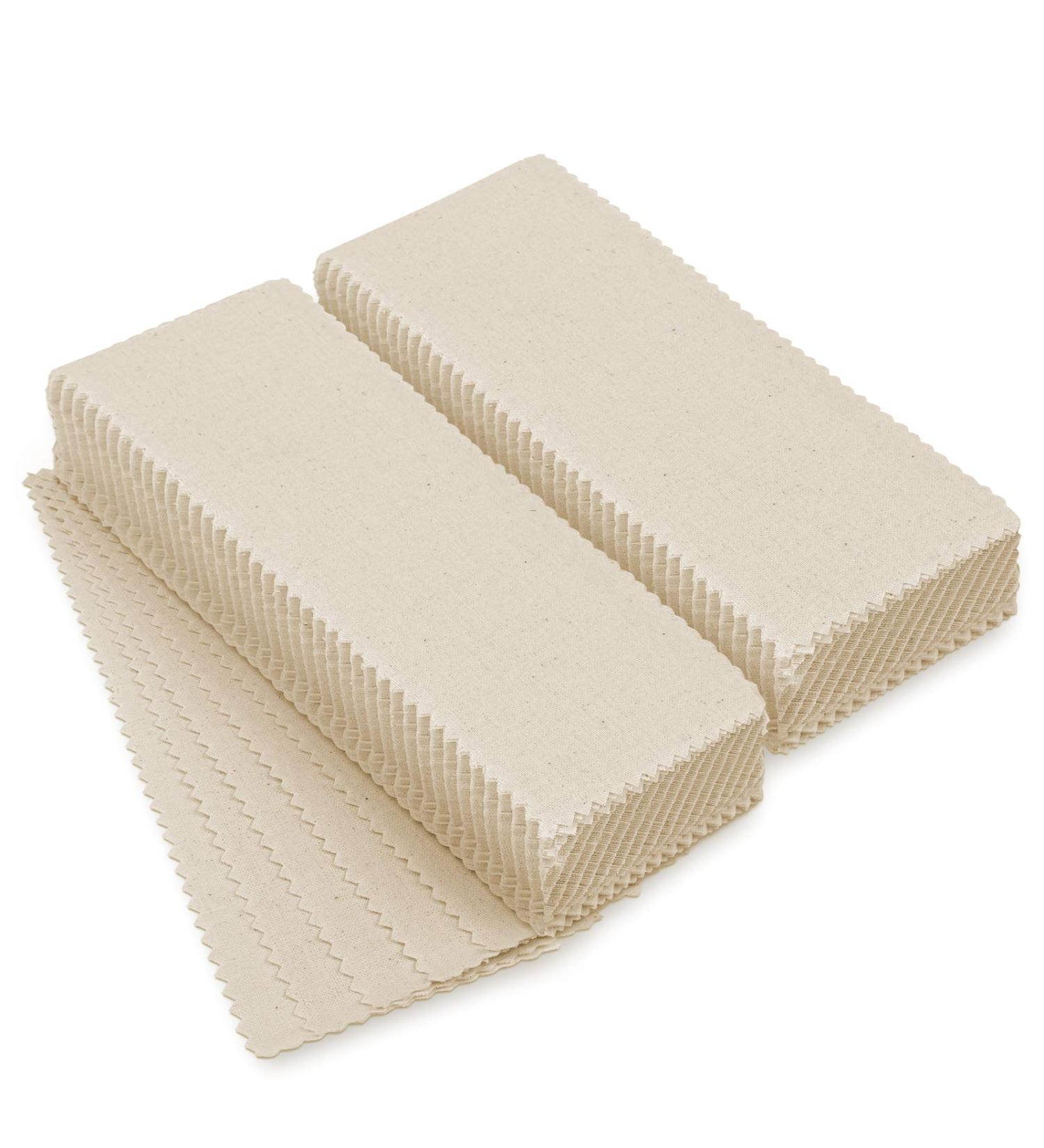 Whaline 200Pcs Natural Muslin Epilating Wax Strips for Face & Body Hair Removal - Precut Cotton Cloth Waxing Strips for Women & Men - 7.9 x 2.8 Inch Large Strips - Buy Online on SooperMarket.com