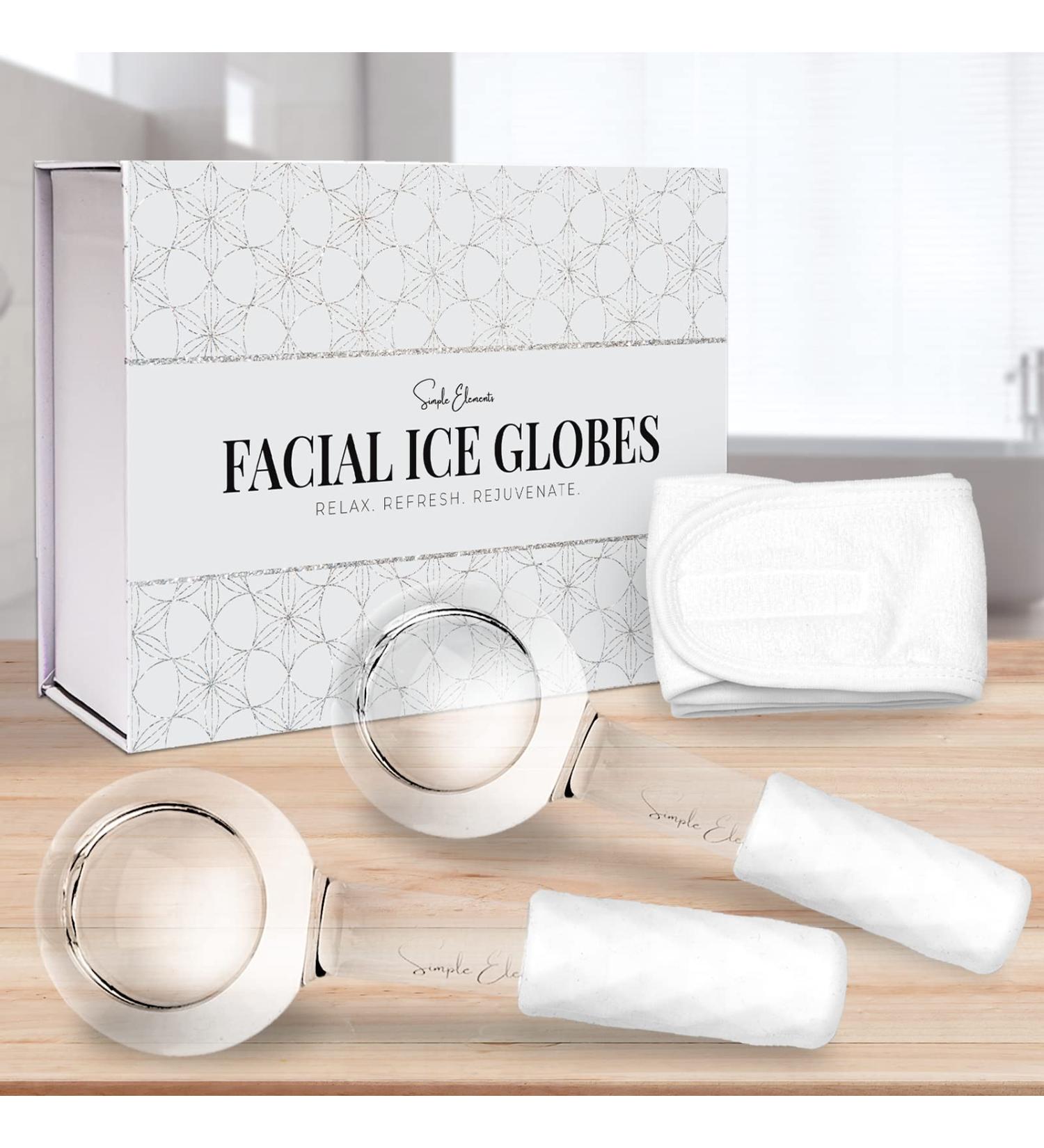 Ice Globes for Facials - Facial Glass Beauty Massager for Puffy Eyes - Buy Online on SooperMarket.com
