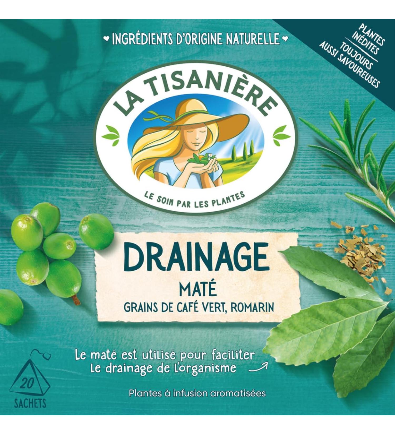 La Tisaniere Tea Infusion drainage & elimination x20 tea bags