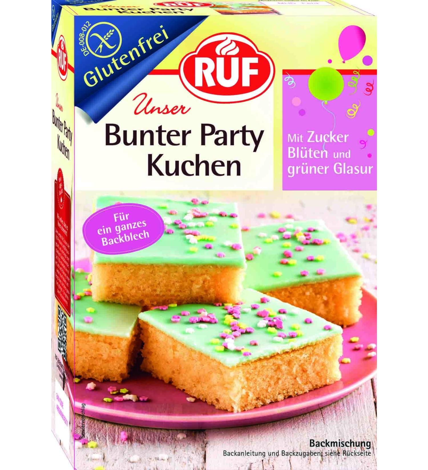 Order Gluten-Free Colorful Party Cake - Perfect for Kids Birthdays | 815g Sheet Cake with Sprinkles & Glaze - Buy Online on SooperMarket.com
