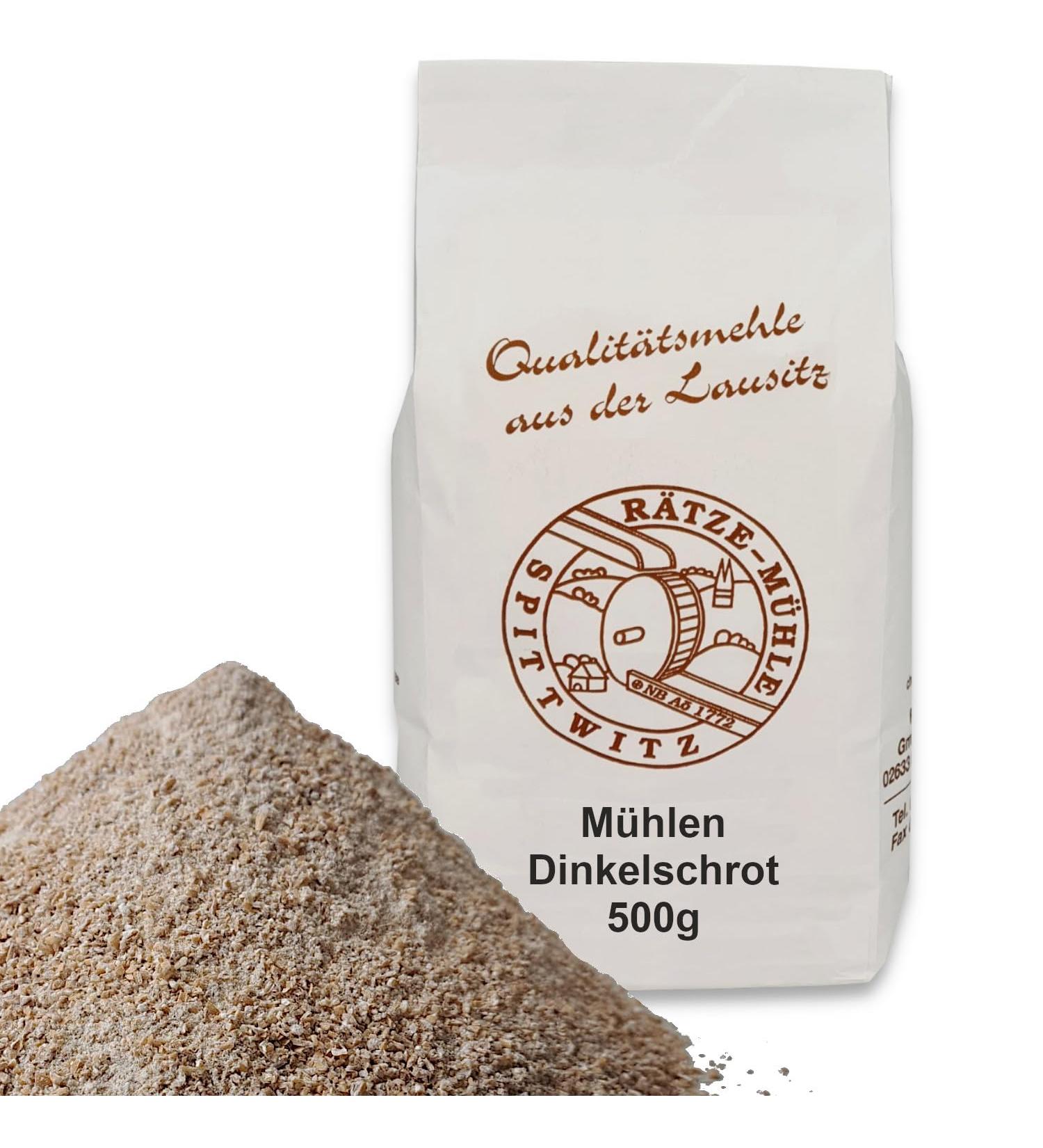 Wholemeal Spelt Meal 500g - Fresh from R tze Mill | 100% Natural & Regional Spelt Flour for Baking - Buy Online on SooperMarket.com