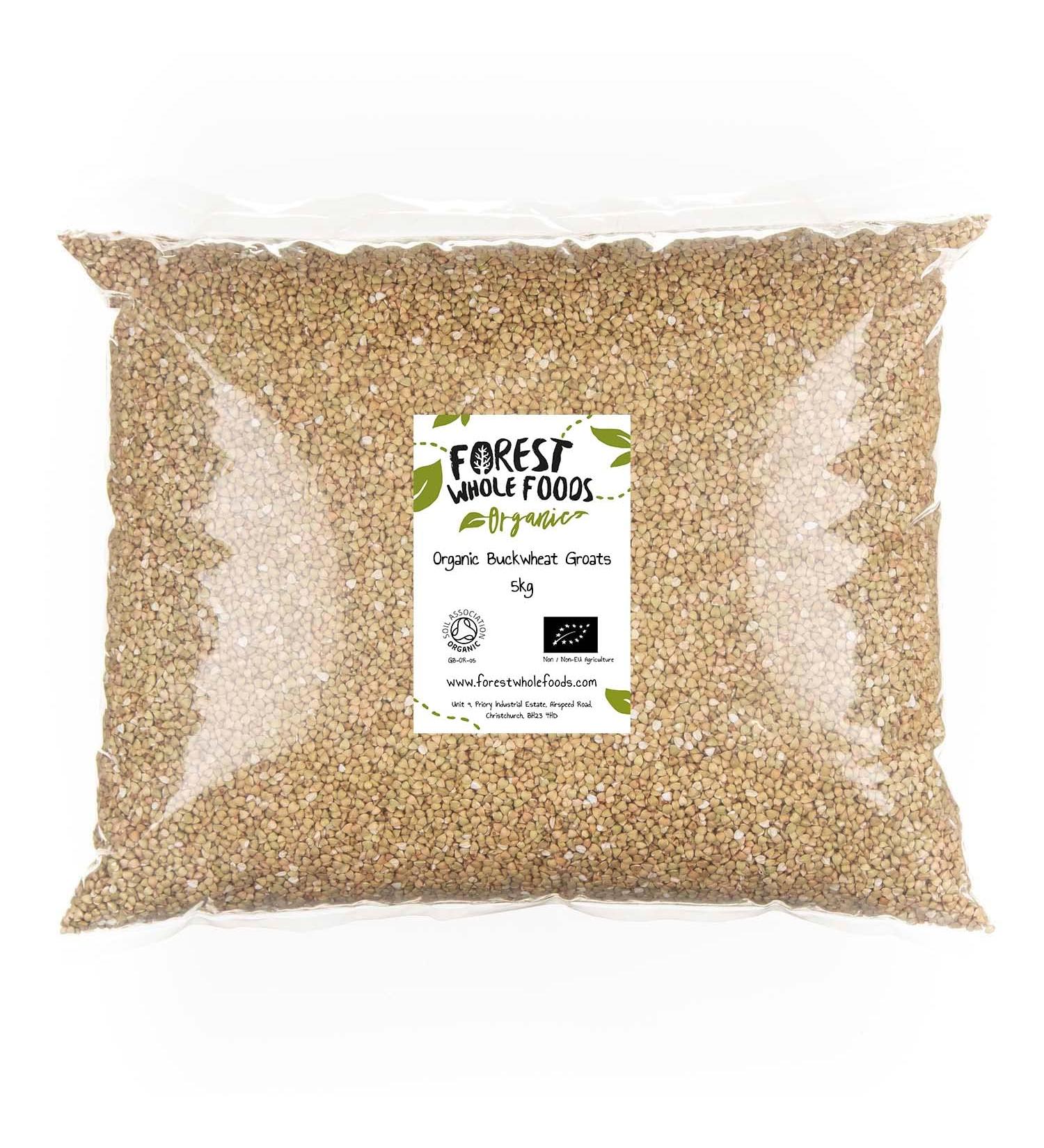 Forest Whole Foods - Organic Buckwheat Groats (5kg) 5 kg (Pack of 1)