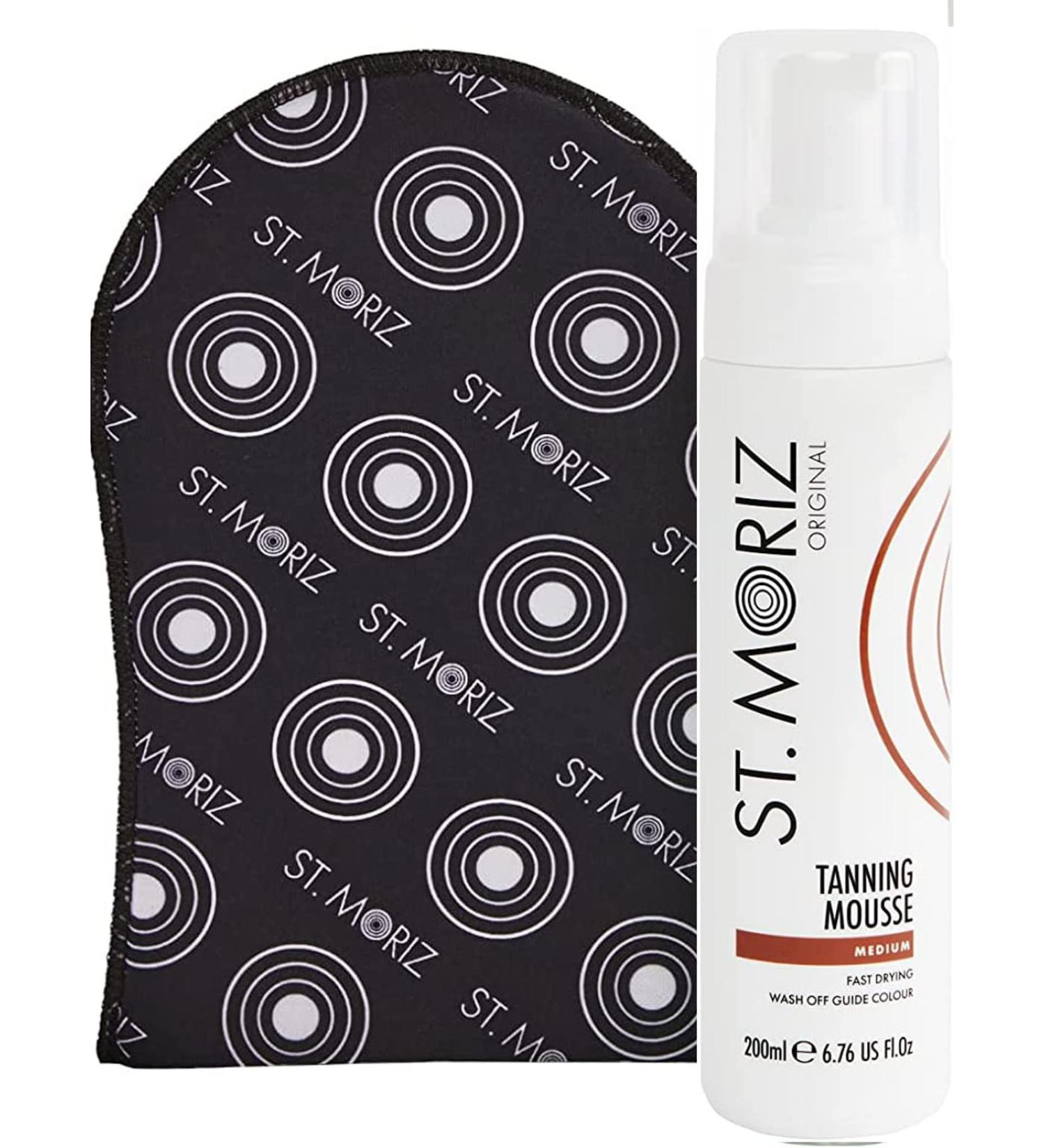 ST. MORIZ St Moriz Instant Self Tanning Mousse Medium 200 ml & St Moriz Tanning Mitt