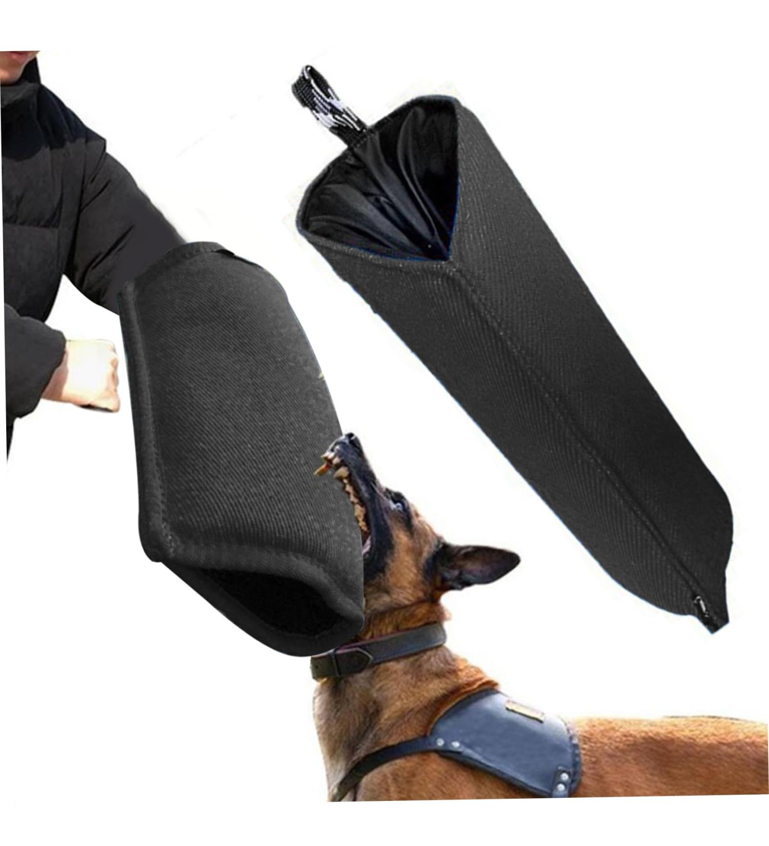 Dog Bite Sleeves Soft Dog Training Arm Sleeve Bite Training Protection Sleeve Black Burlap Arm Protection Sleeves for Dog Training Supplies - Buy Online on SooperMarket.com