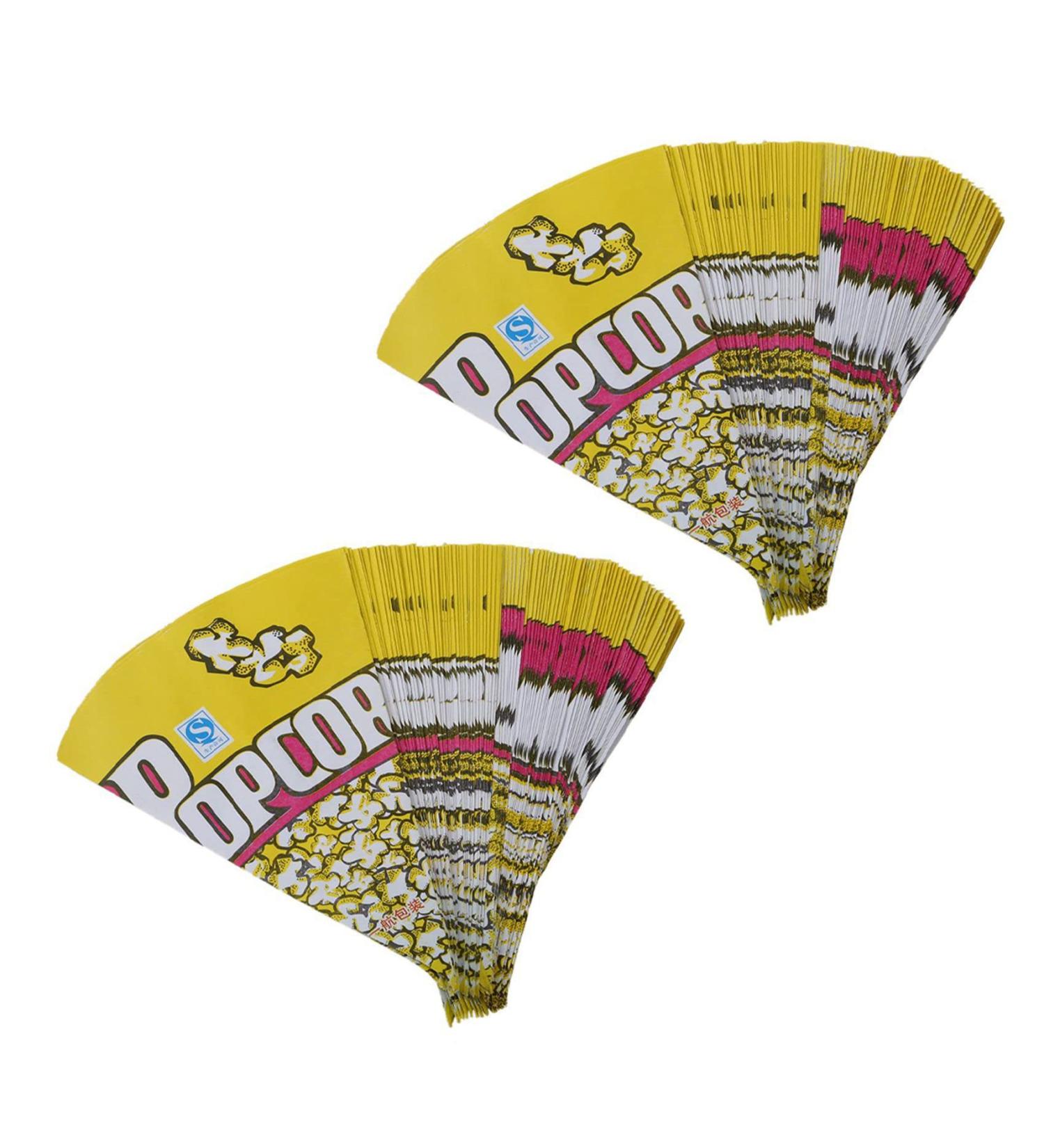 Nicfaky 200X Popcorn Bags Paper Bags Almonds Popcorn S - Buy Online on SooperMarket.com