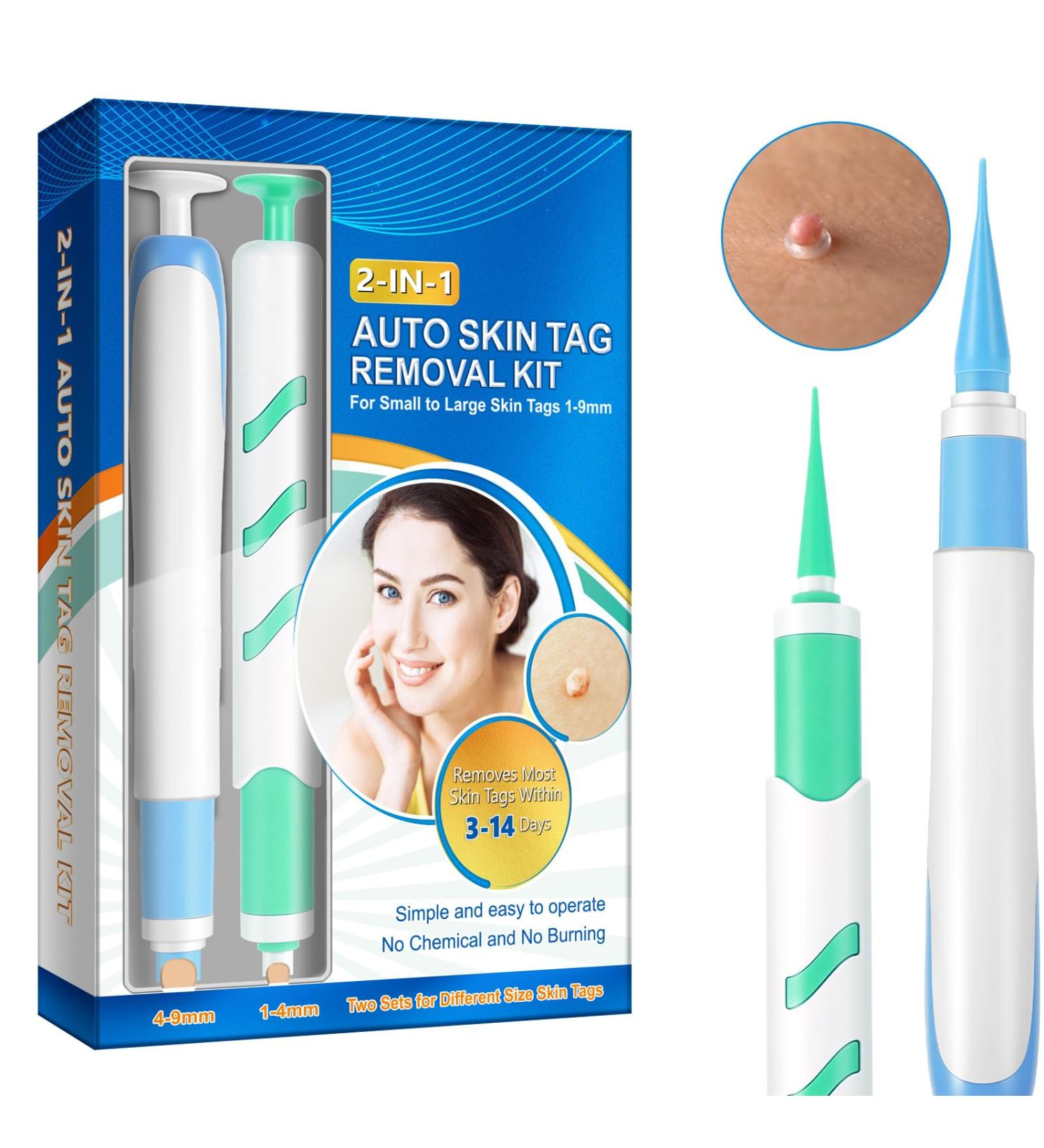 Acrochordon Treatment Kit Anti-Tick Treatment with 60 Strips of Micro and Regular Skin Labels (1mm to 9mm) for Face and Body with 36 Repair Patches - Buy Online on SooperMarket.com