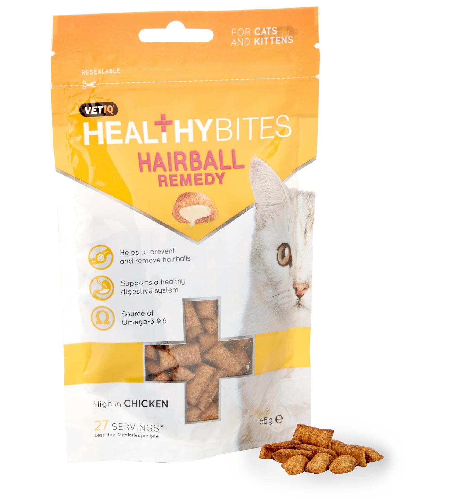 Mark & Chappell Functional Snacks for Cats - Remedy for hairballs Variety 65 g (Pack of 1) - Buy Online on SooperMarket.com