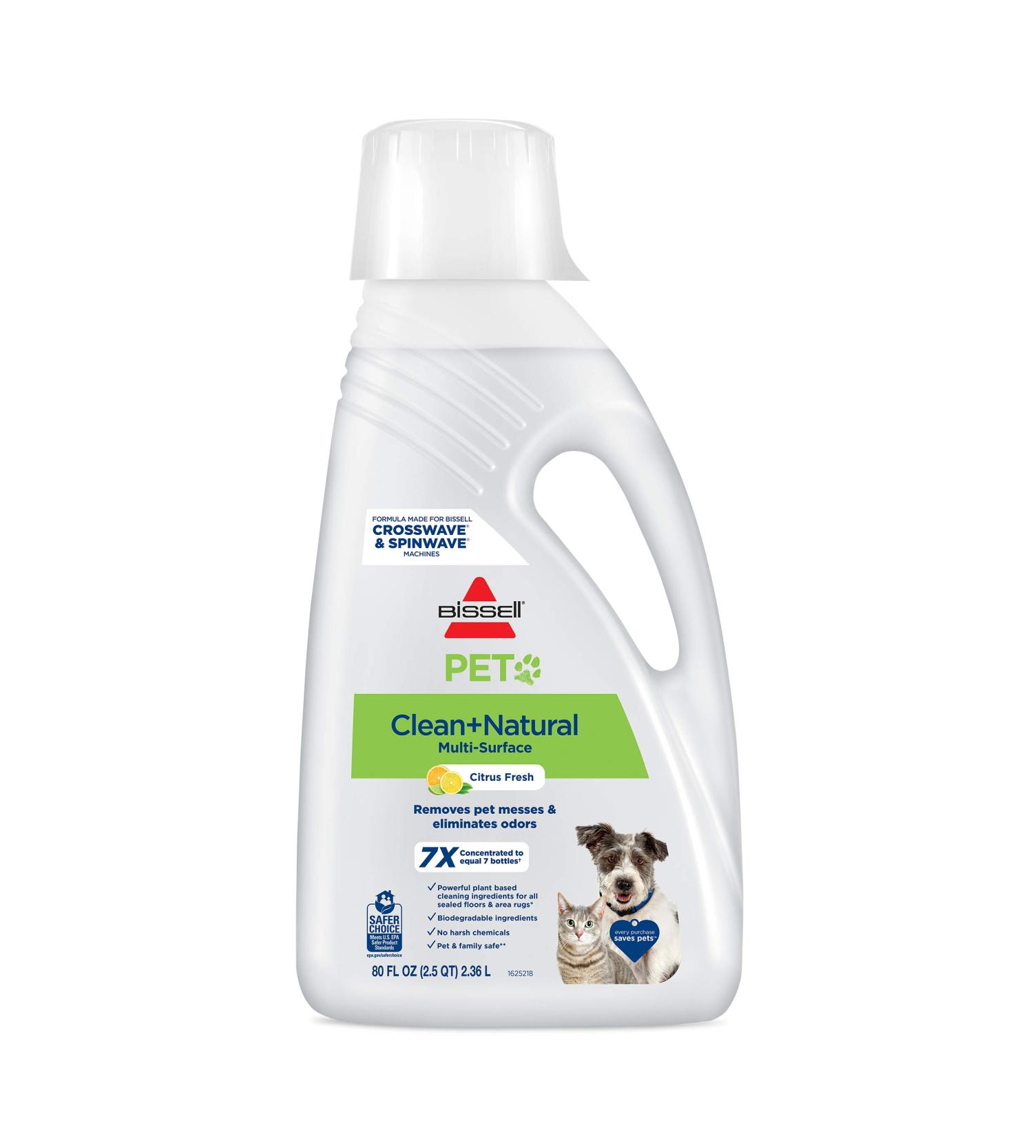 Bissell PET Natural Cleaning Formula  80 oz  Clear  80 Ounce 80 oz. - Buy Online on SooperMarket.com