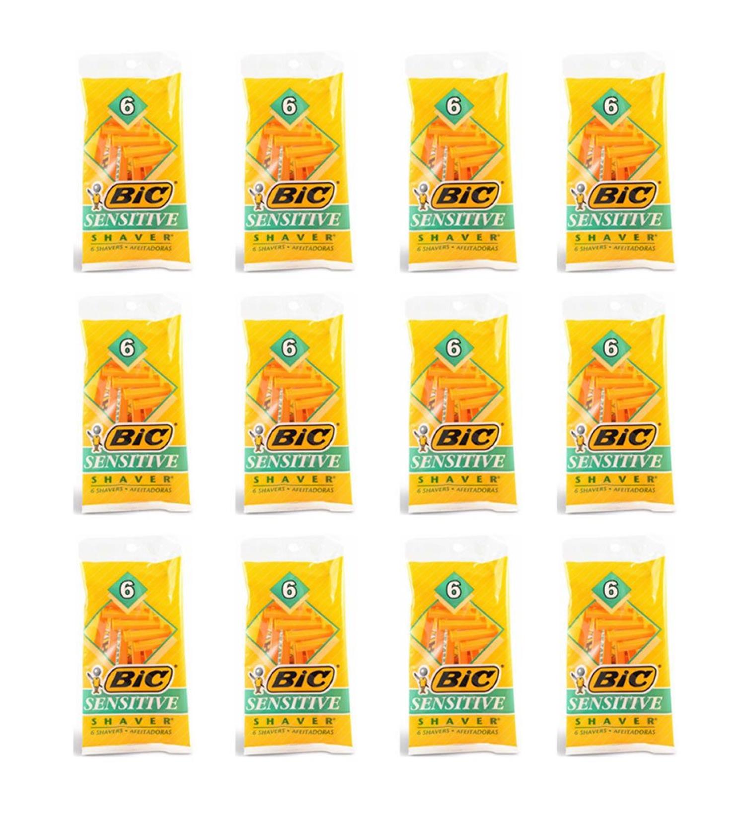 BIC Sensitive Disposable Razors - 72 Single Blade Shavers - Buy Online on SooperMarket.com