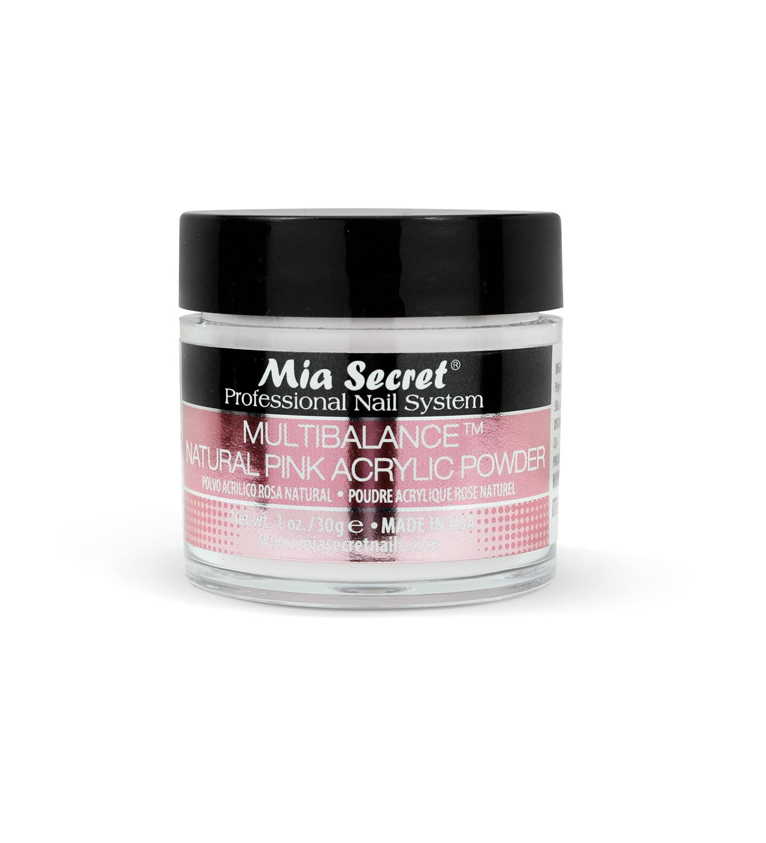 Mia Secret Multibalance Natural Pink Acrylic Nail Powder 1oz - Professional Quality - Buy Online on SooperMarket.com