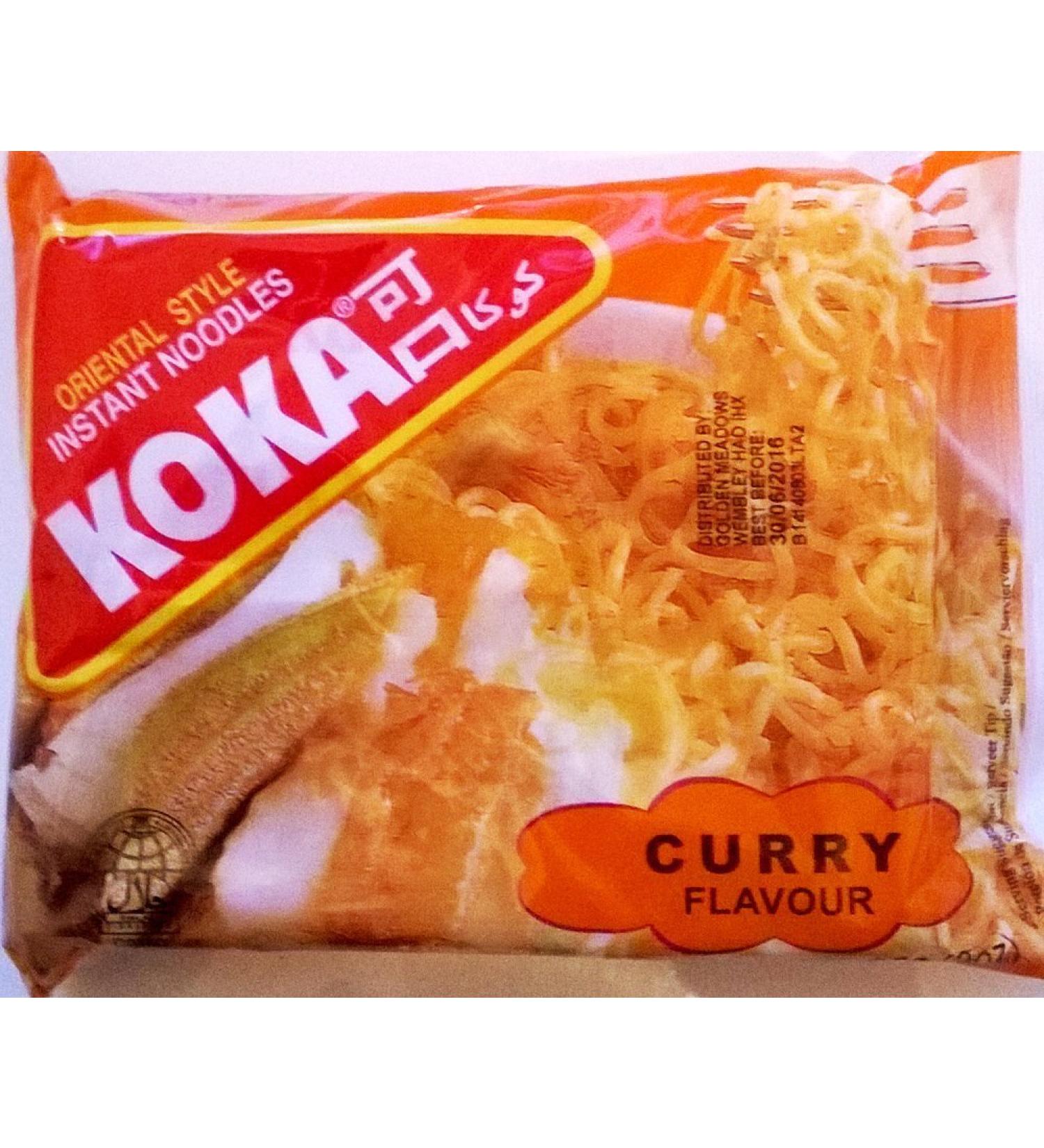 Koka Oriental Style Instant Noodles Curry Flavour 12 x 85gm