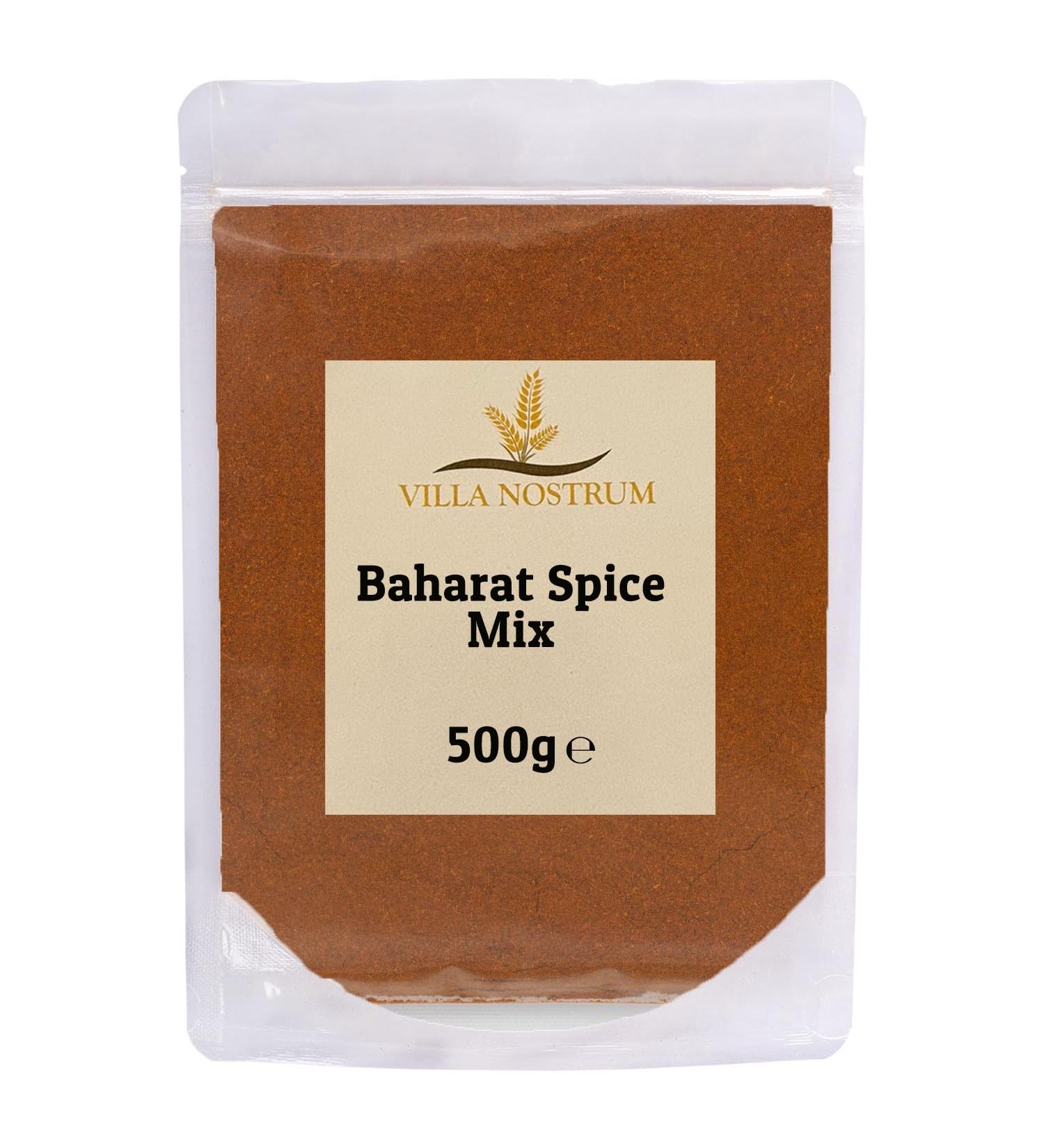 Baharat Spice Mix 500g by Villa Nostrum - Blend for Exquisite Flavors - Ideal for Cooking Grilling and Seasoning