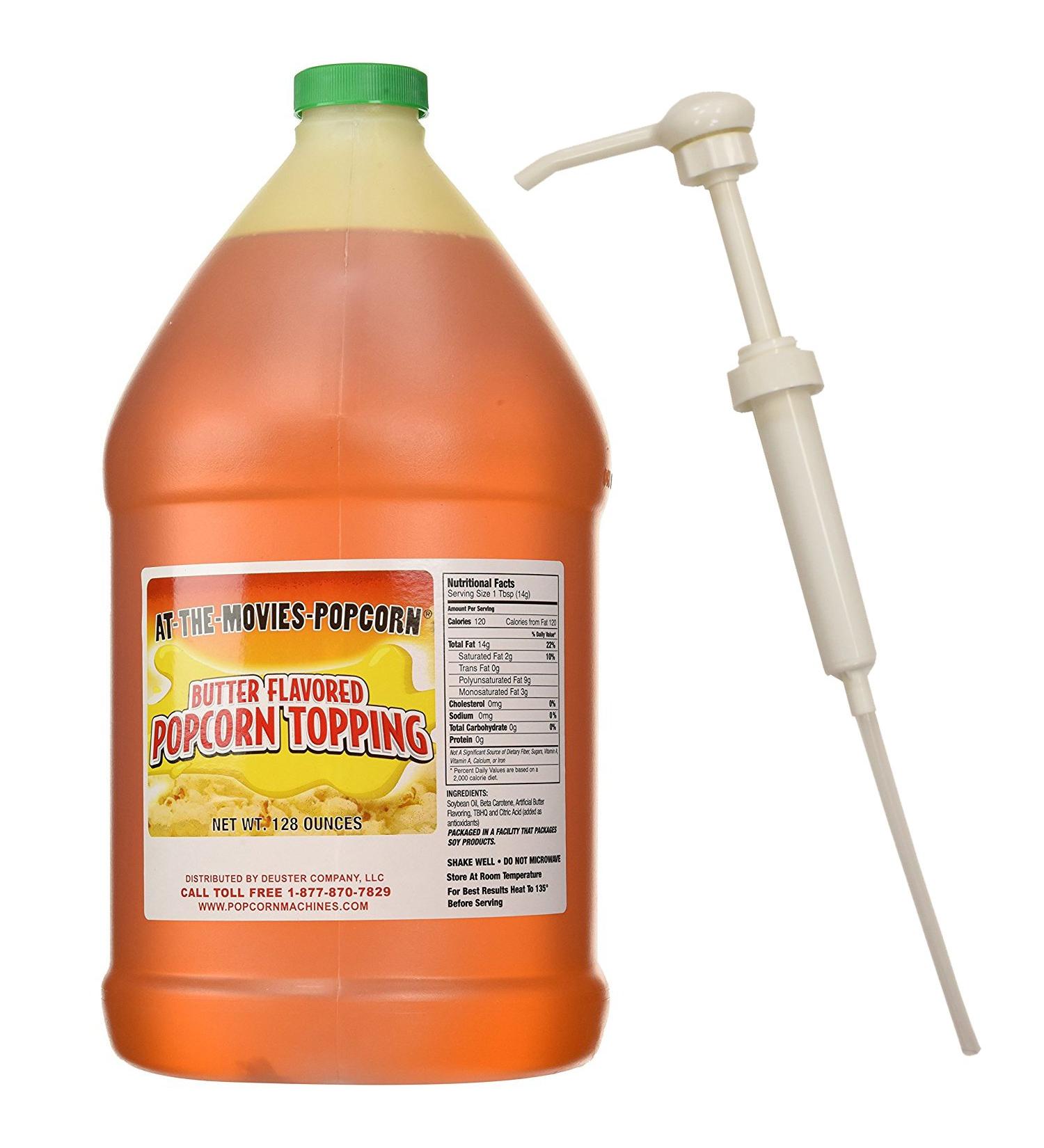 Buttery Flavor Popcorn Topping - Gallon with Pump | Perfect for Movie Nights! - Buy Online on SooperMarket.com