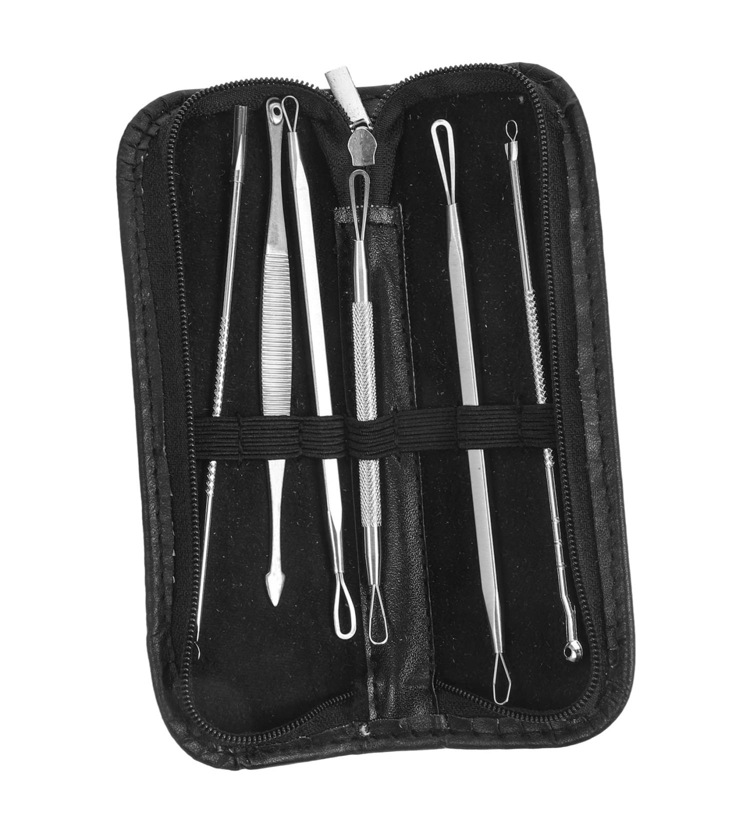 Baluue 1 Set Blackhead Removal Tool Nose Face Tools Removal Extractor Blackhead Tool Stainless Steel Silver - Buy Online on SooperMarket.com