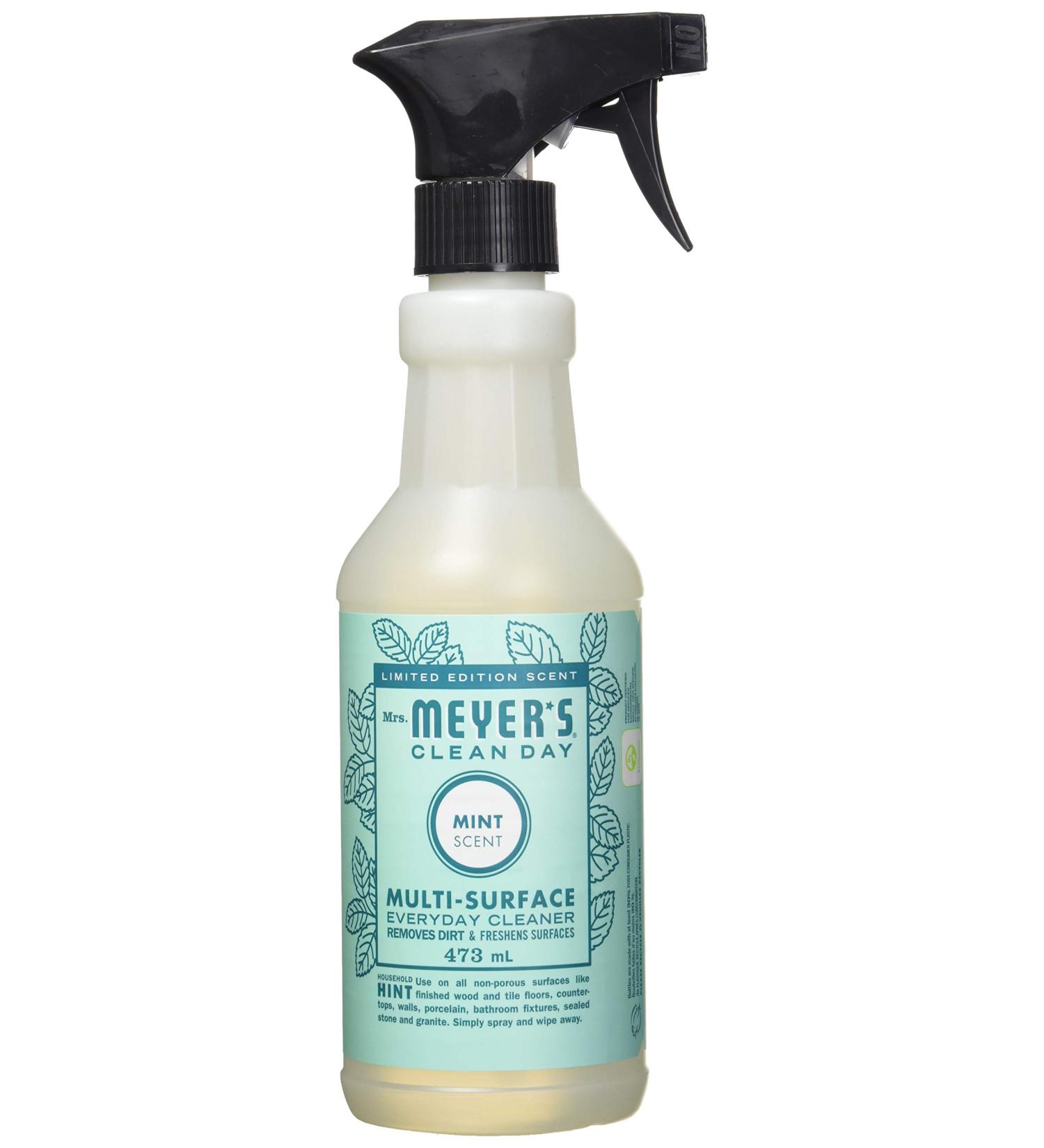 MRS MEYER'S Mint Multi Surface Cleaner 473 ML | Eco-Friendly & Effective | International Shipping Available - Buy Online on SooperMarket.com